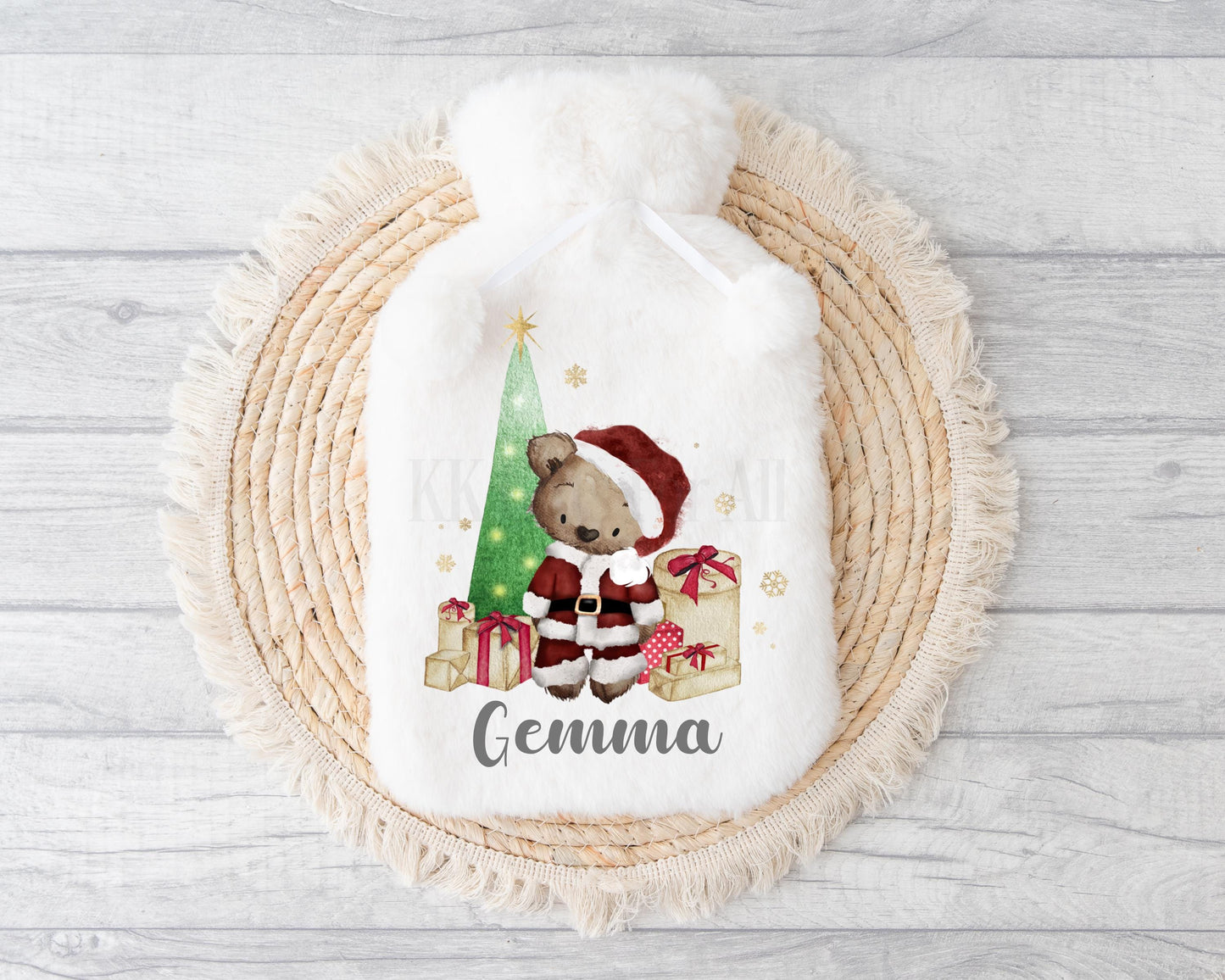 Christmas Bear Hot Water Bottle