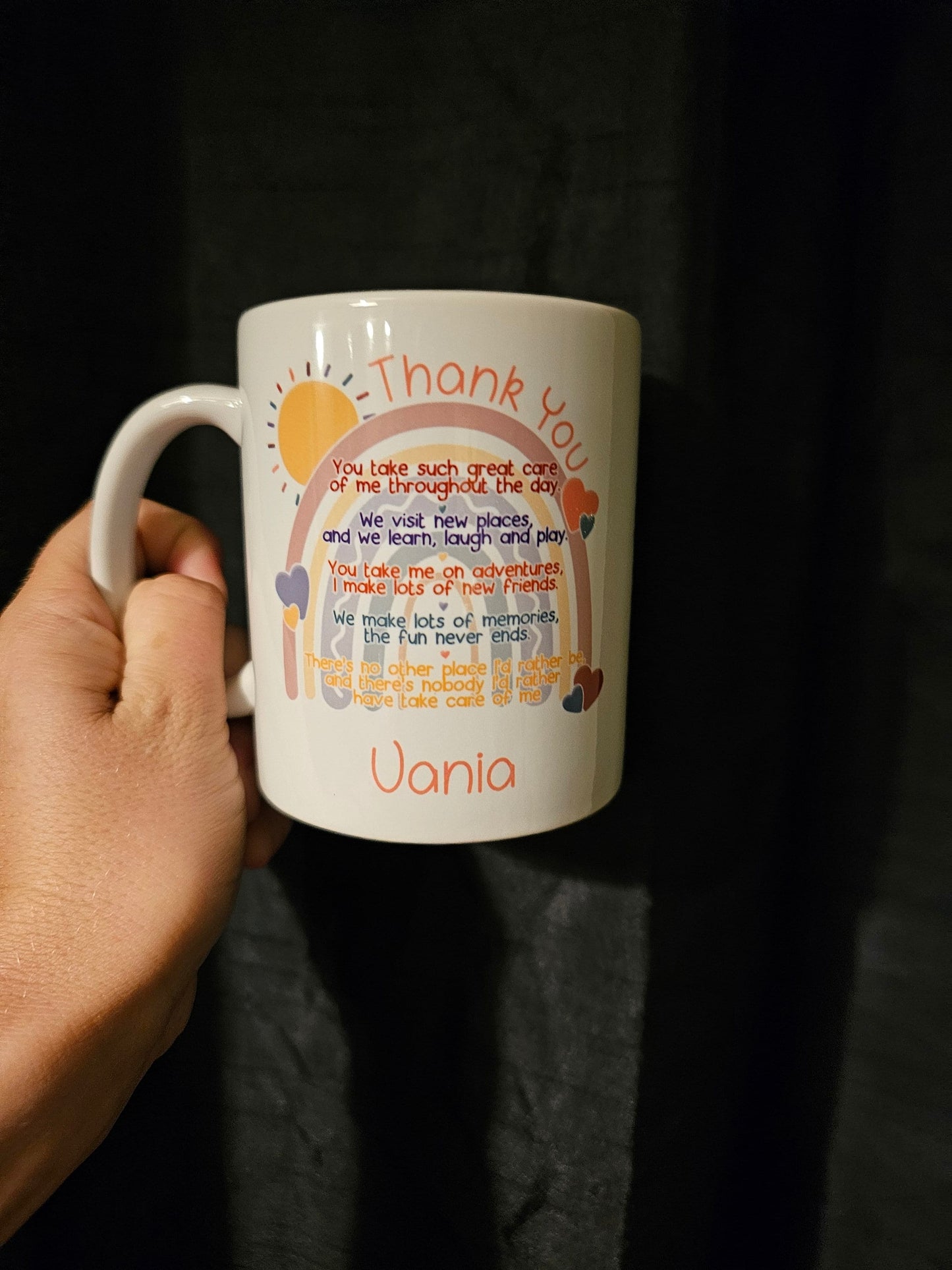 Personalised Nursery Worker Gift, Leaving Gift For Nursery Assistant, Thank You Mug And Coaster