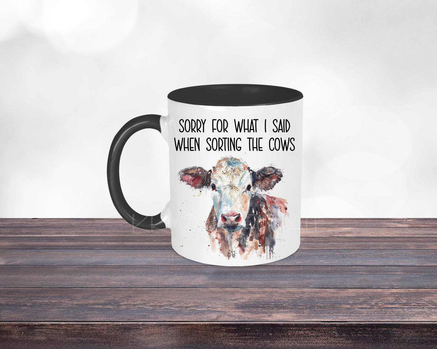 Funny Cow Sorting Mug, Sorry For What I Said When Sorting Cow, Gift For Farmer