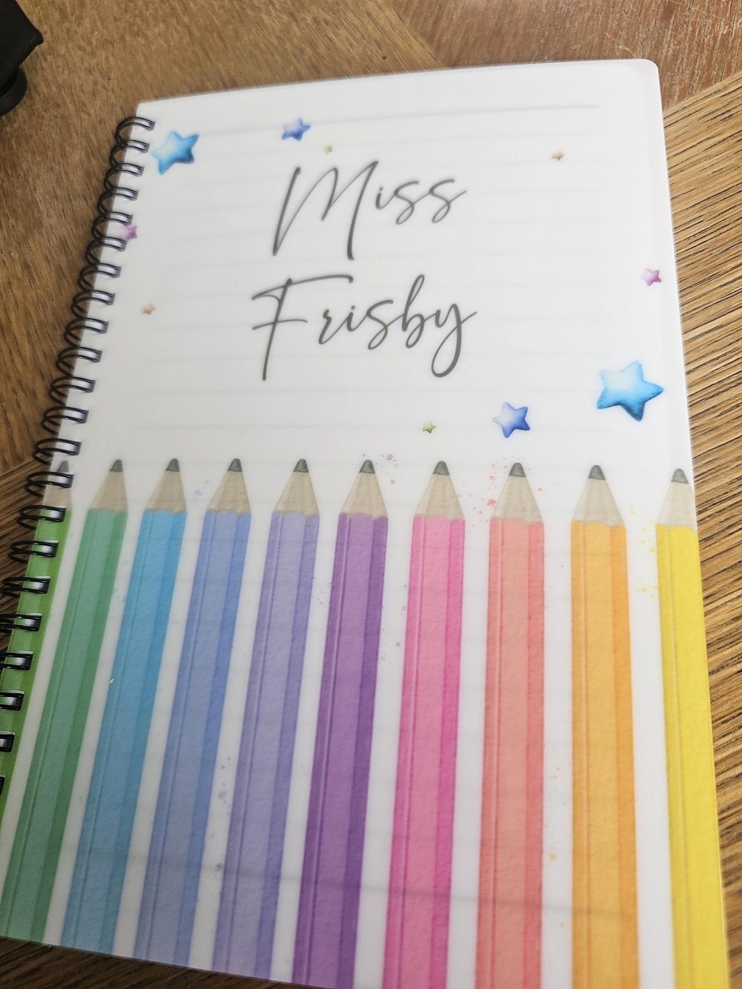Personalised Teacher Notebook: A5 Lined Notepad, Thank You Gift