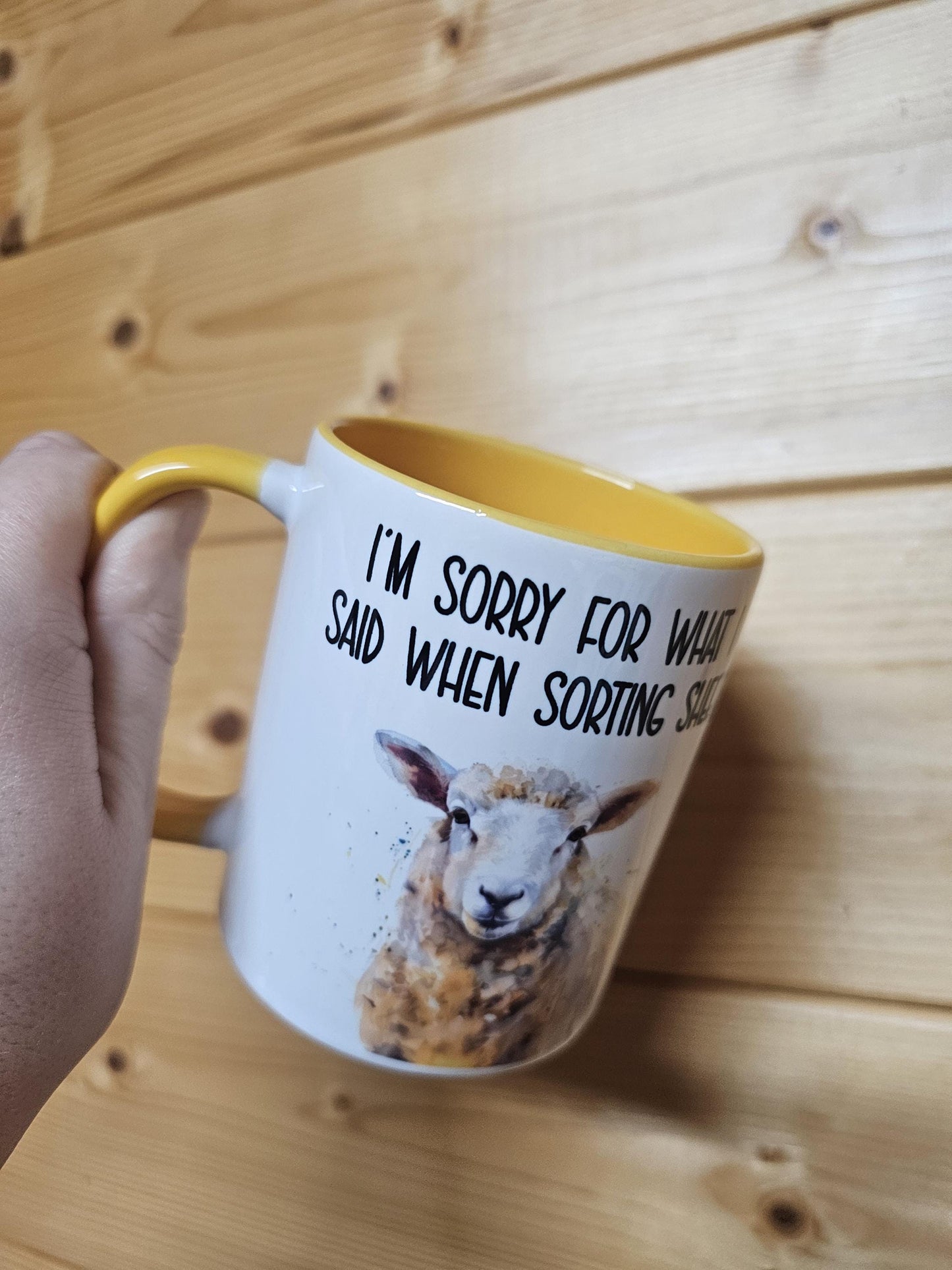 Funny Sheep Sorting Mug, Sorry For What I Said When Sorting Sheep, Gift For Shepherd Shepherdess