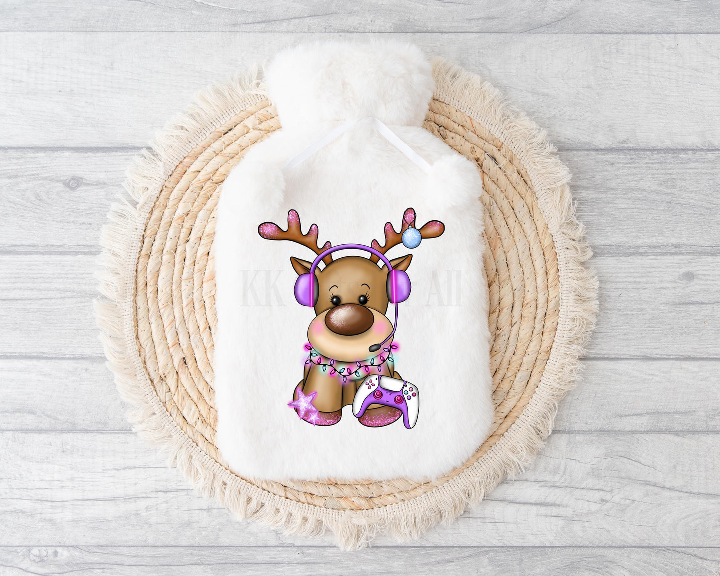 Personalised Hot Water Bottle, Gamer Girls Gifts, Teenager Gaming Gifts