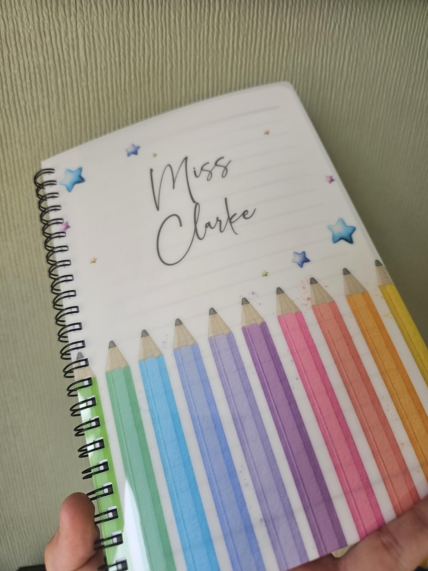 Personalised Teacher Notebook: A5 Lined Notepad, Thank You Gift