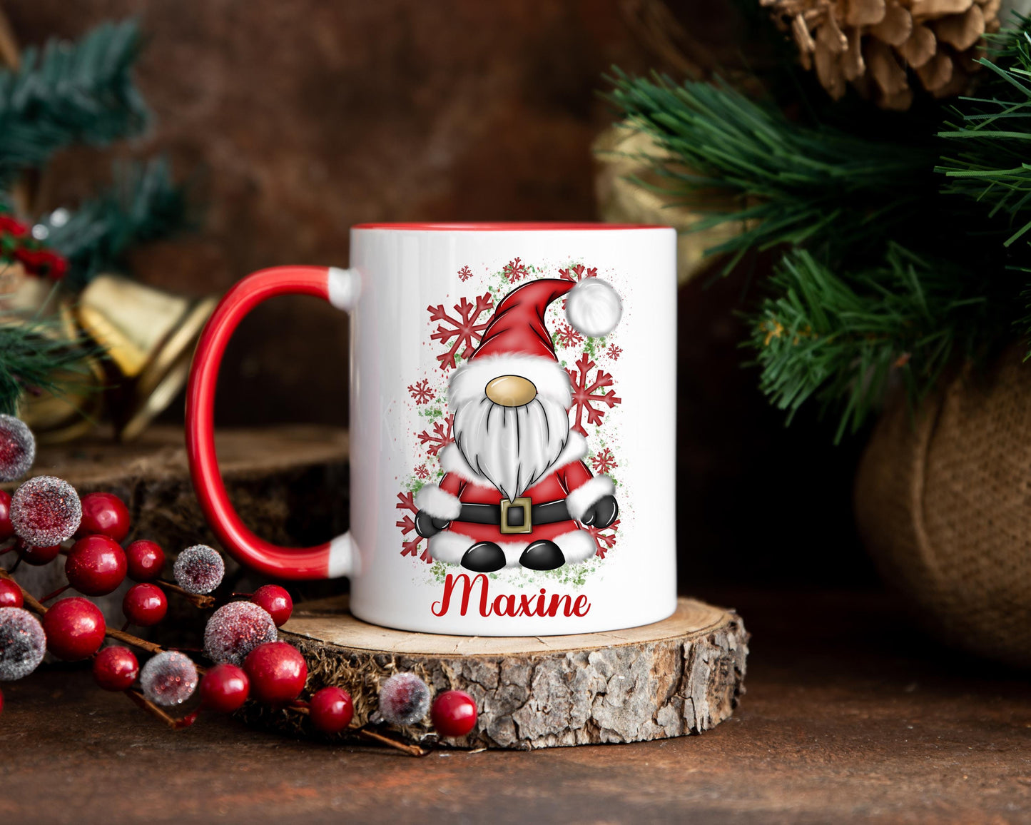 Santa Personalised Mug, Christmas Cocoa Mug, Father Christmas Movie Mug, Christmas Eve Box Filler, Children's Xmas Mugs