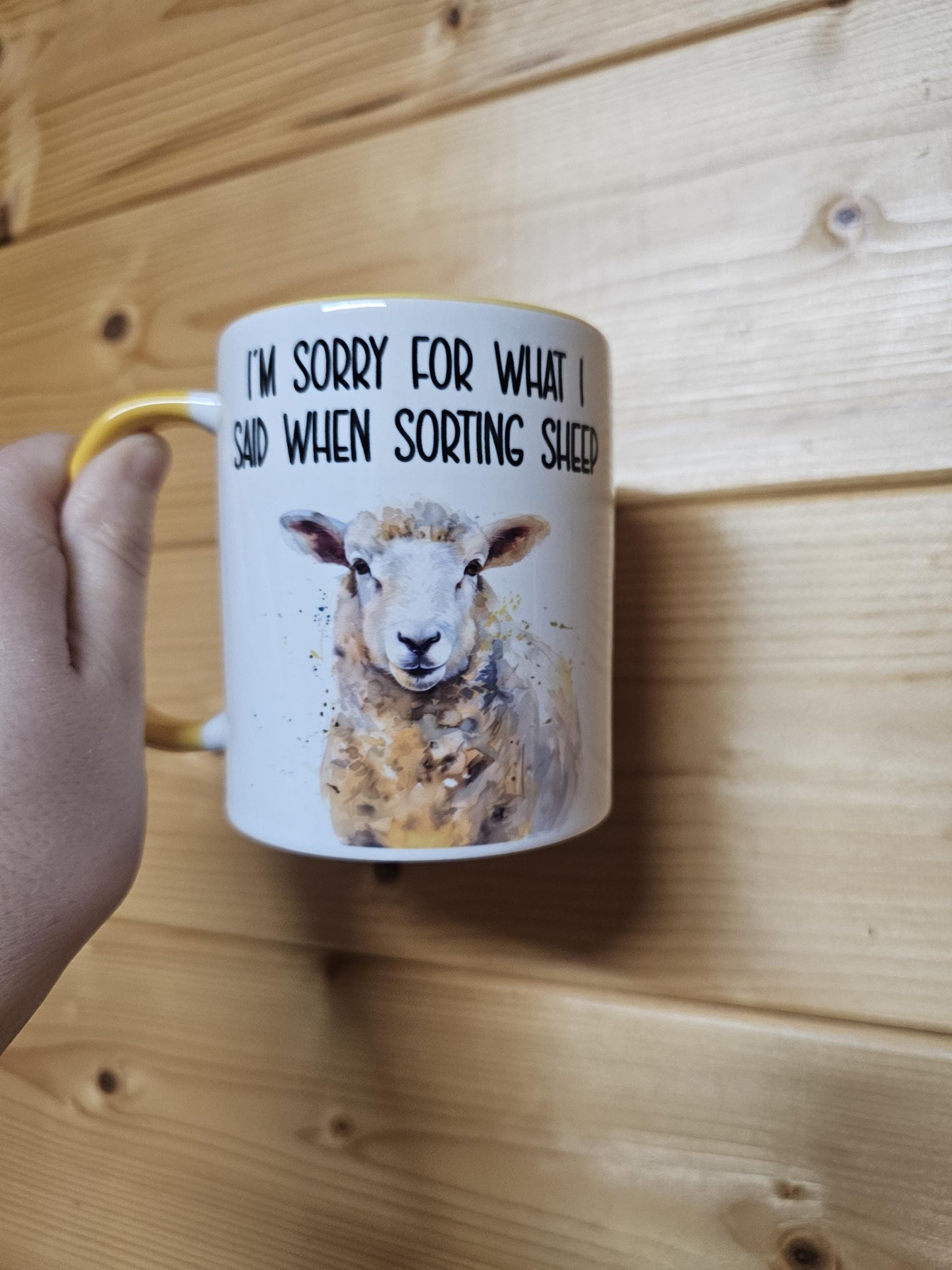 Funny Sheep Sorting Mug, Sorry For What I Said When Sorting Sheep, Gift For Shepherd Shepherdess