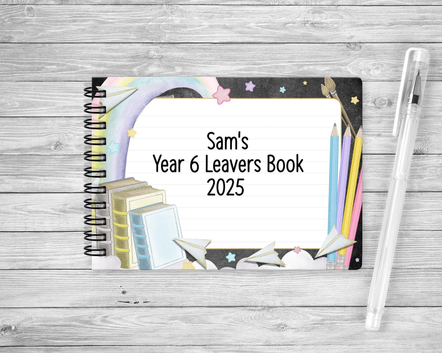 School Leavers Book, Personalised Leavers A6 Notebook For Year 6/11 Leavers, Class Of 2025 Keepsake
