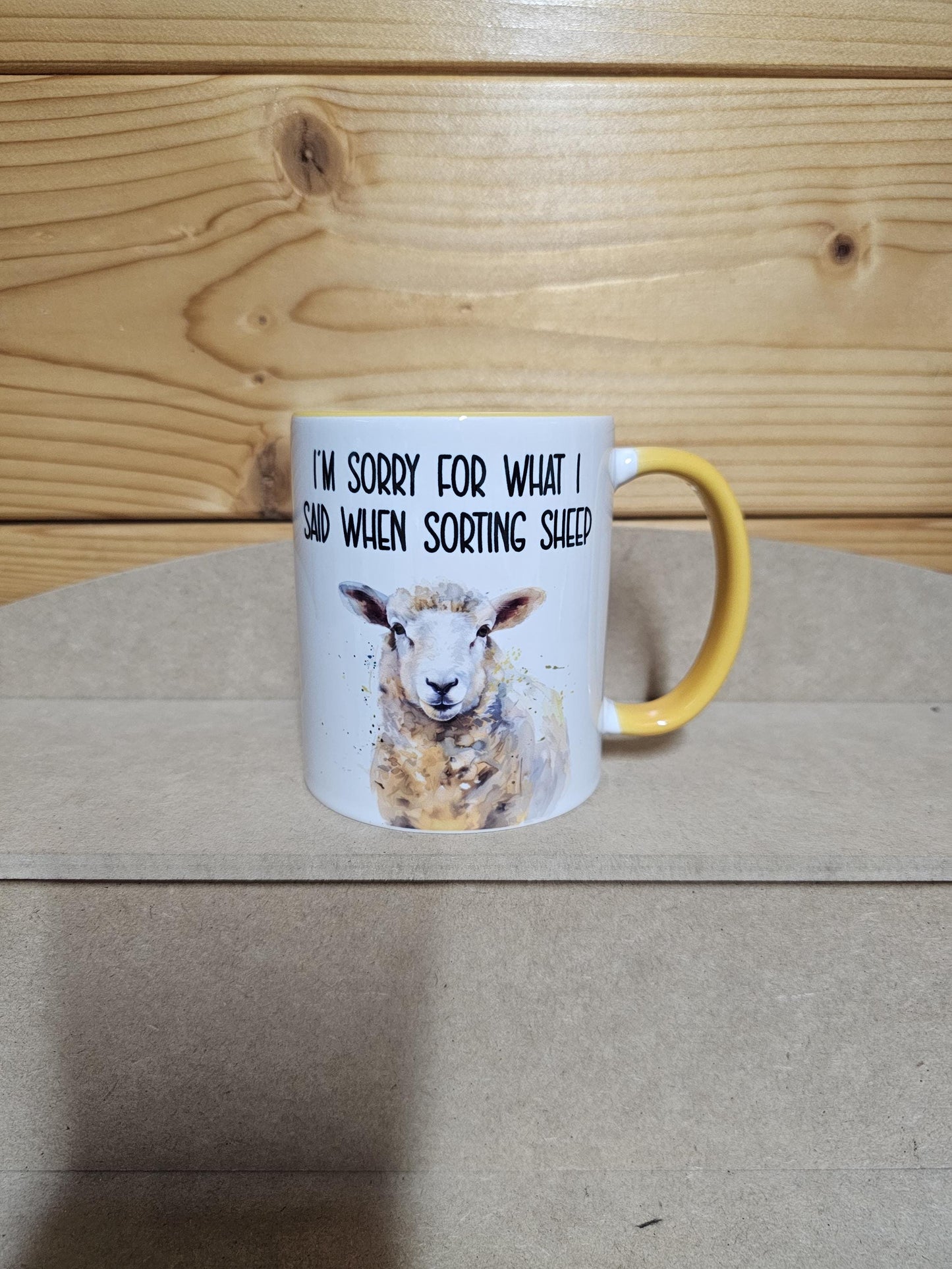 Funny Sheep Sorting Mug, Sorry For What I Said When Sorting Sheep, Gift For Shepherd Shepherdess