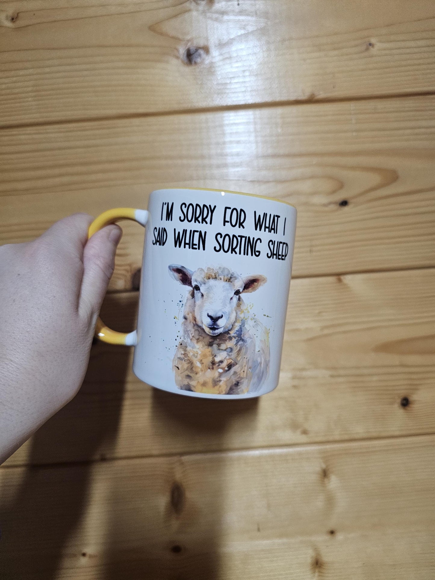 Funny Sheep Sorting Mug, Sorry For What I Said When Sorting Sheep, Gift For Shepherd Shepherdess