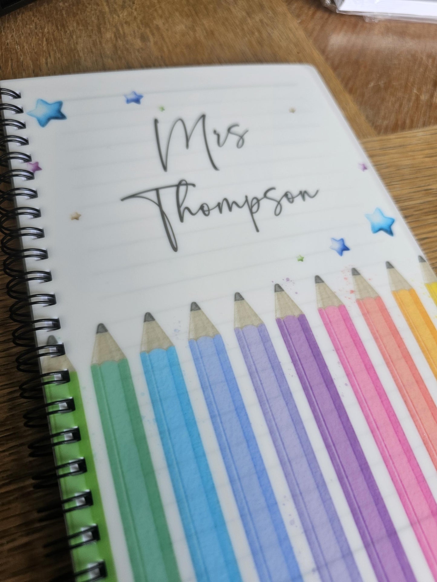 Personalised Teacher Notebook: A5 Lined Notepad, Thank You Gift