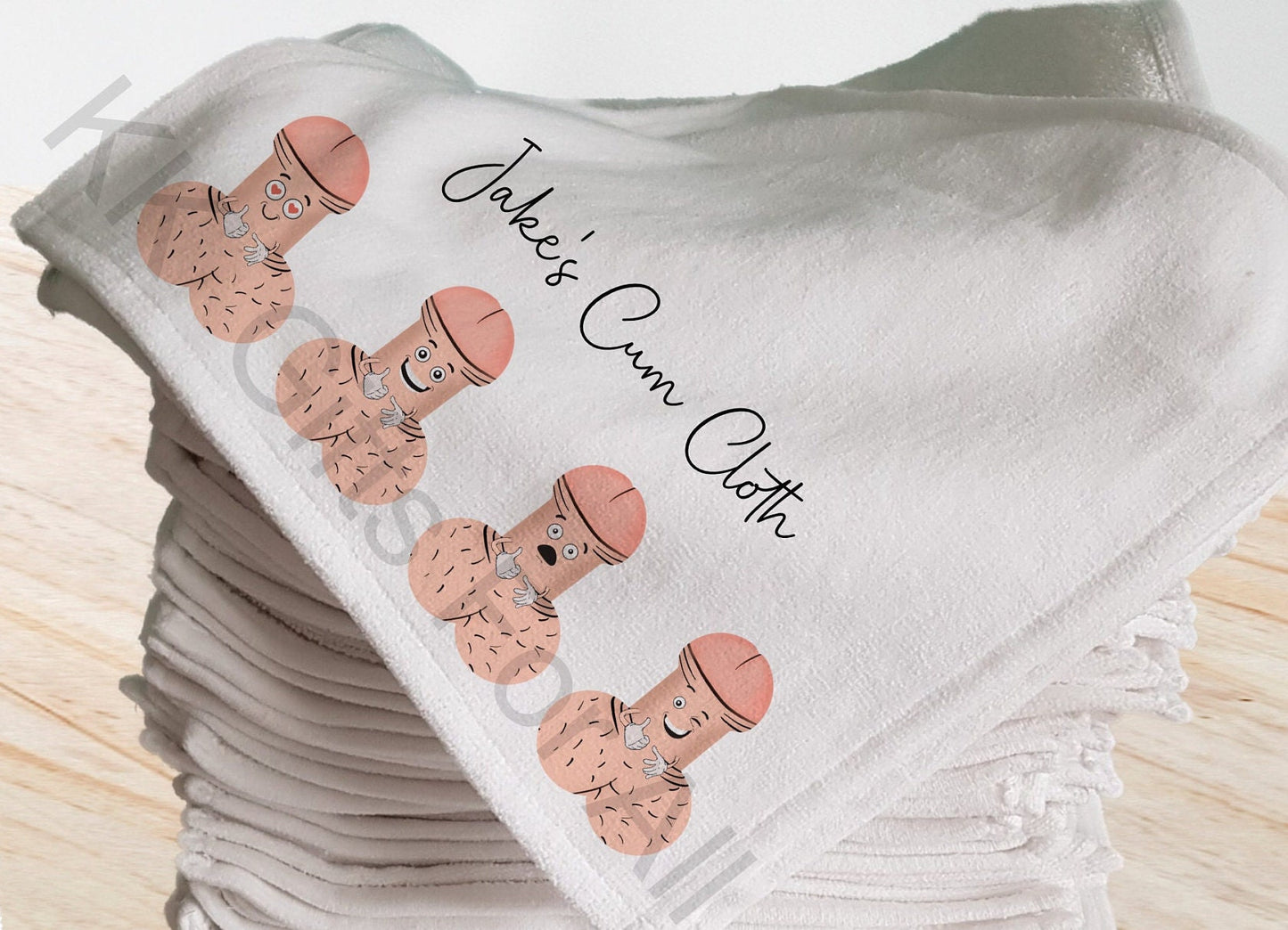 Personalised After Sex Wash Cloth, Birthday Gifts For Him, Mens Willy Wipe Rag, Adult Humour Gift, Rude Naughty Gifts For Him Valentines Day