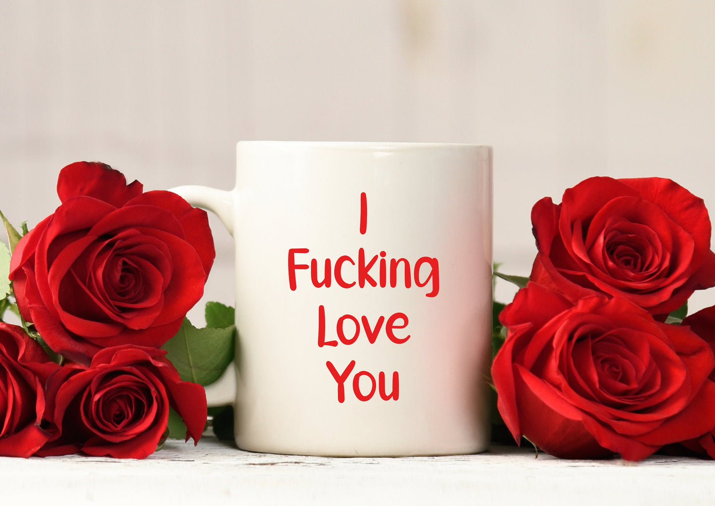Rude Gifts, Funny Mug, I Love Fucking You, I Fucking Love You, Gift Idea, Swearing Gift For Him, Adult Humour