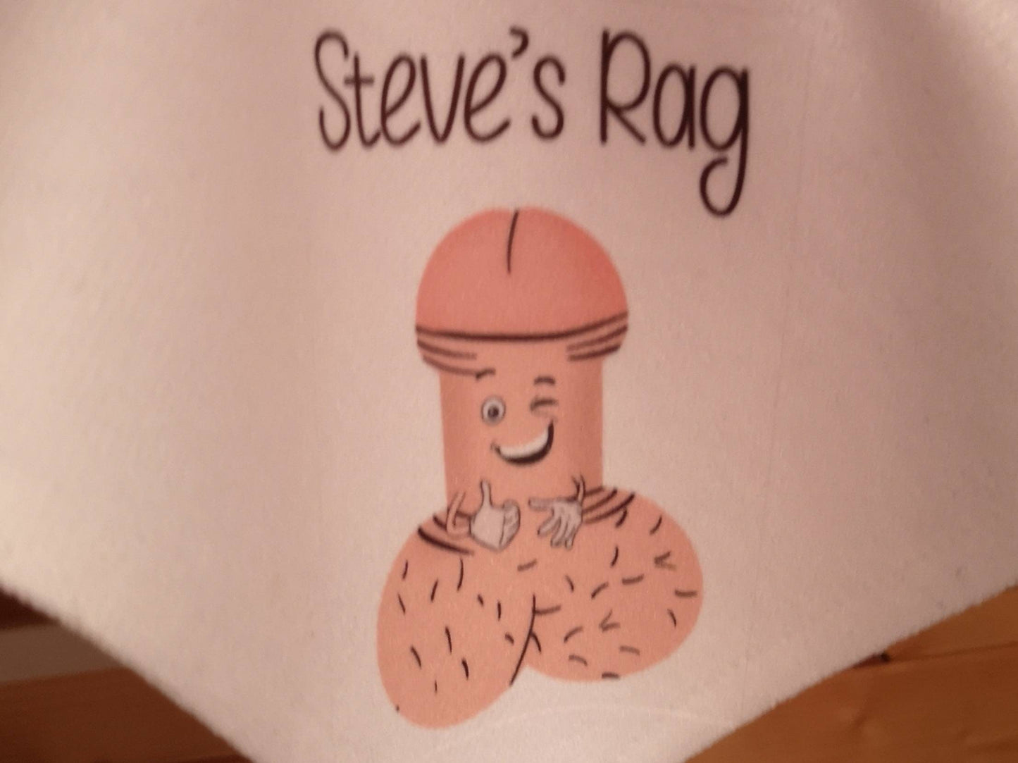 Personalised Rude Gift, Wash Cloth For Him, Funny Gift For Boyfriend, Cum Rag Willy Wipe