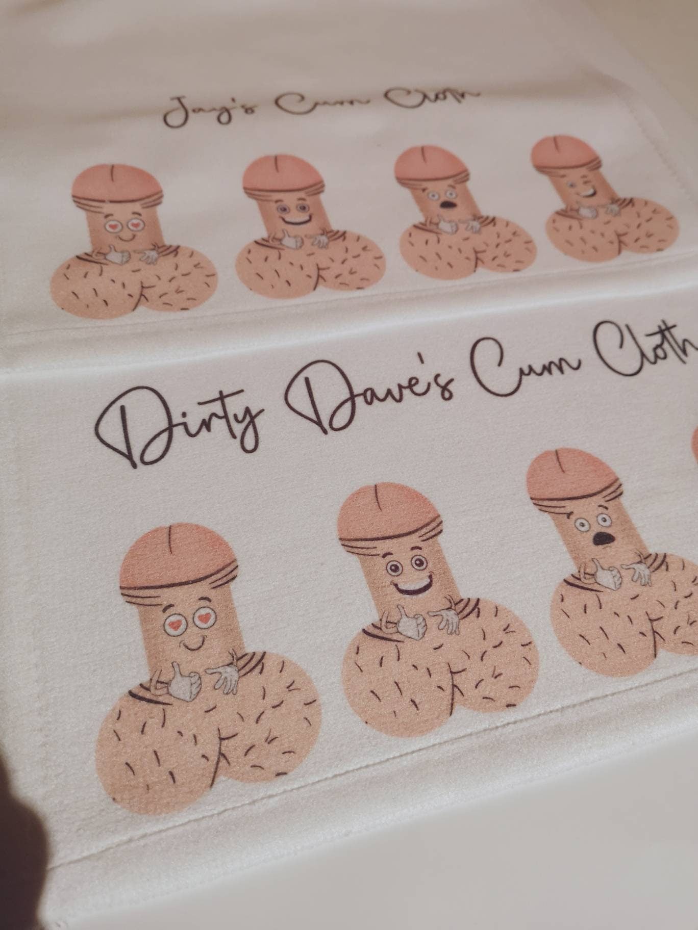 Personalised After Sex Wash Cloth, Birthday Gifts For Him, Mens Willy Wipe Rag, Adult Humour Gift, Rude Naughty Gifts For Him Valentines Day