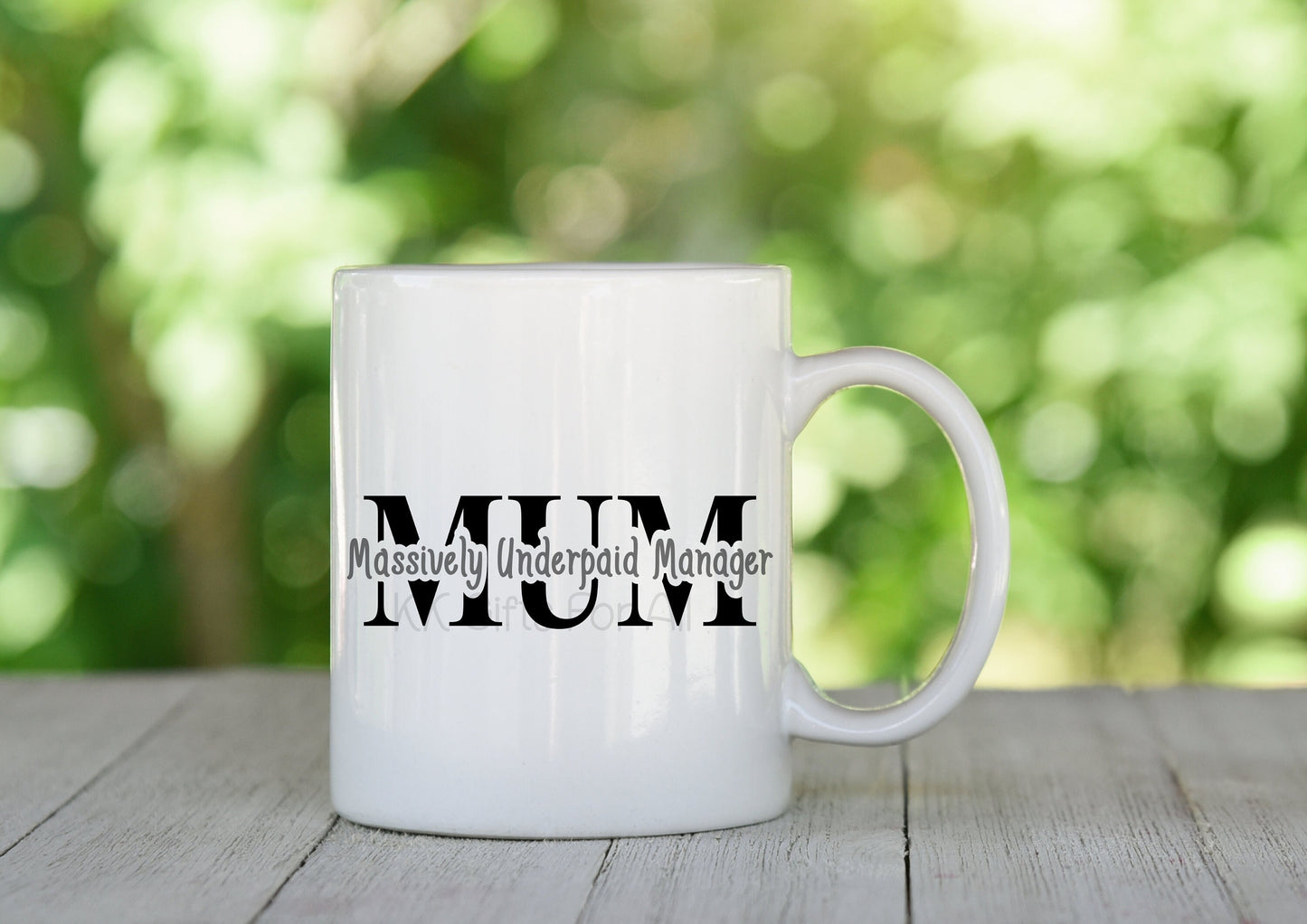 Massively Underpaid Manager Mum Mug & Coaster Set, Best Mum Ever, Thank You Mum, Mother's Day Gift