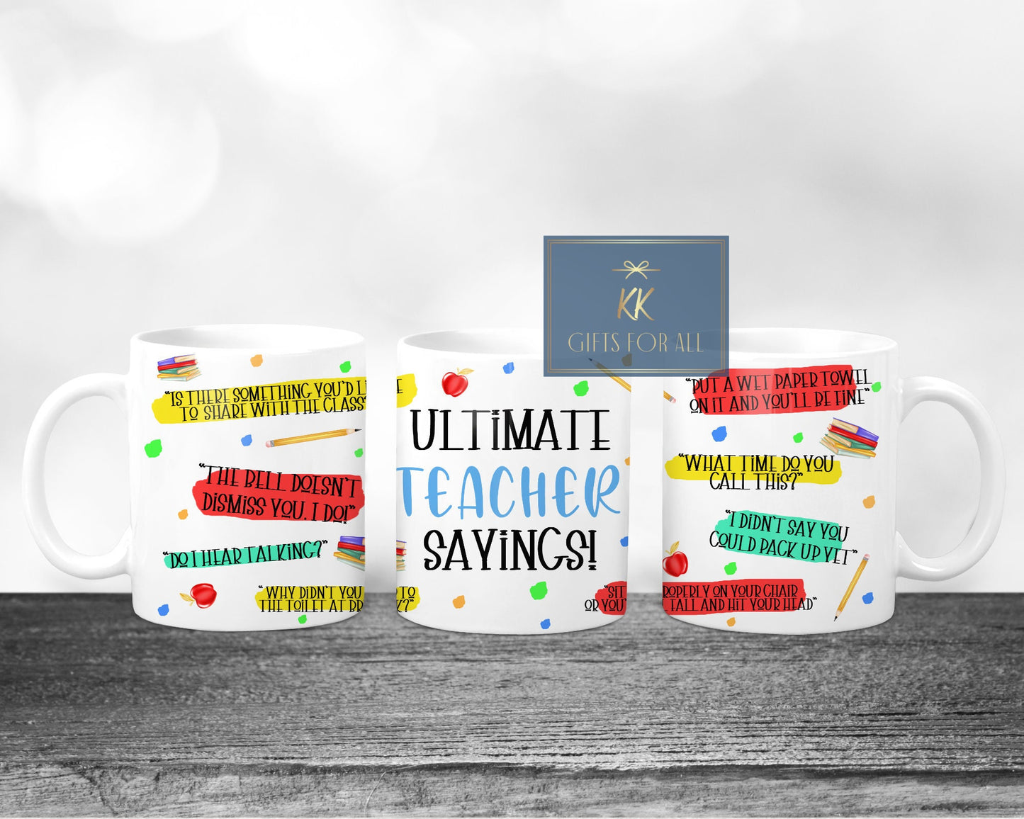 Ultimate Teacher Gift, Gift For Male Teacher, Thank You Miss, End Of Term Gift For Teacher, Mug And Coaster Gift Set, Ultimate Teacher Quote