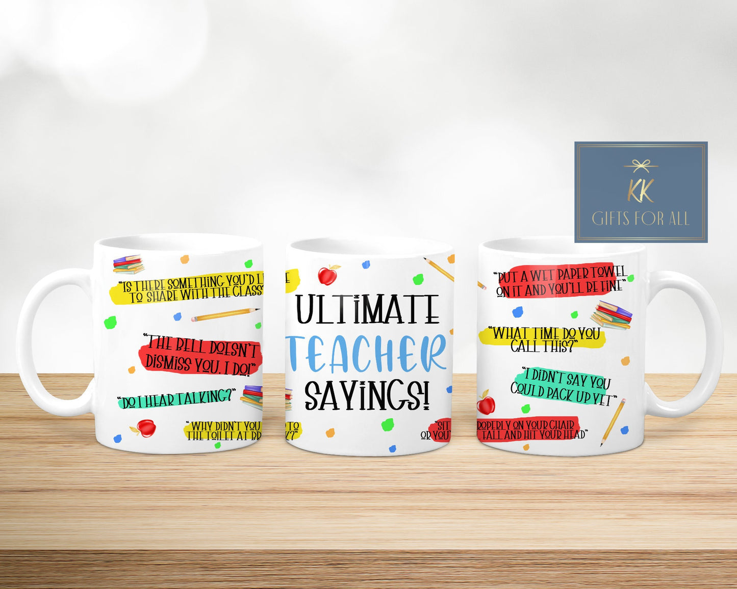 Ultimate Teacher Gift, Gift For Male Teacher, Thank You Miss, End Of Term Gift For Teacher, Mug And Coaster Gift Set, Ultimate Teacher Quote