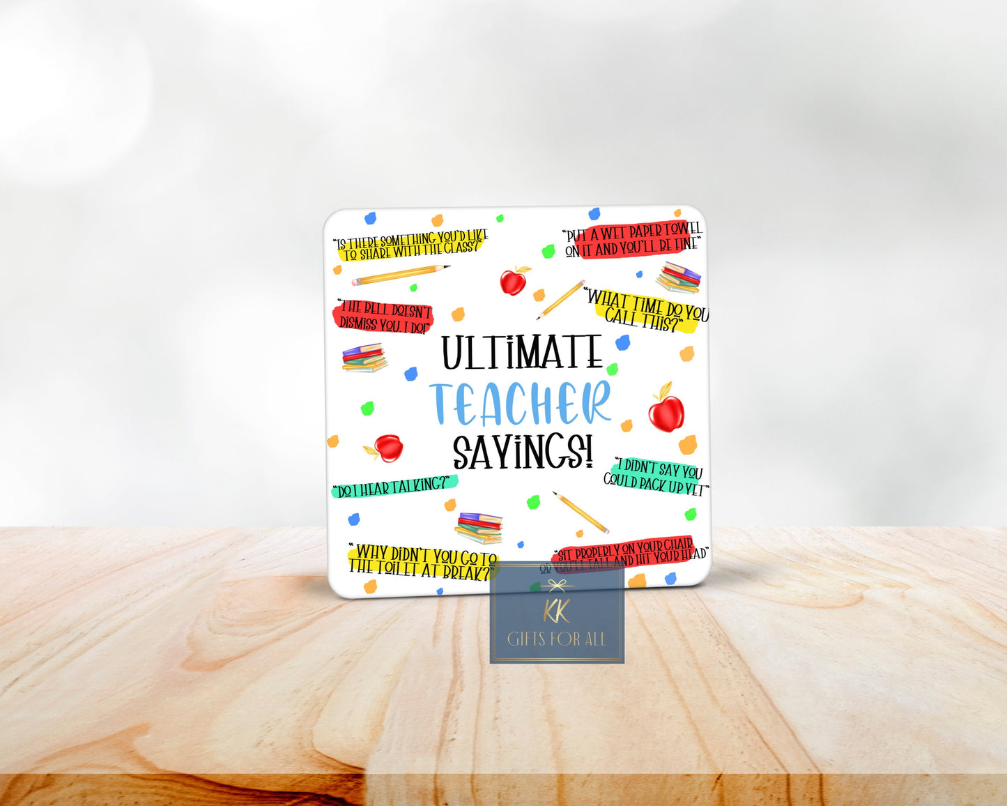 Ultimate Teacher Gift, Gift For Male Teacher, Thank You Miss, End Of Term Gift For Teacher, Mug And Coaster Gift Set, Ultimate Teacher Quote