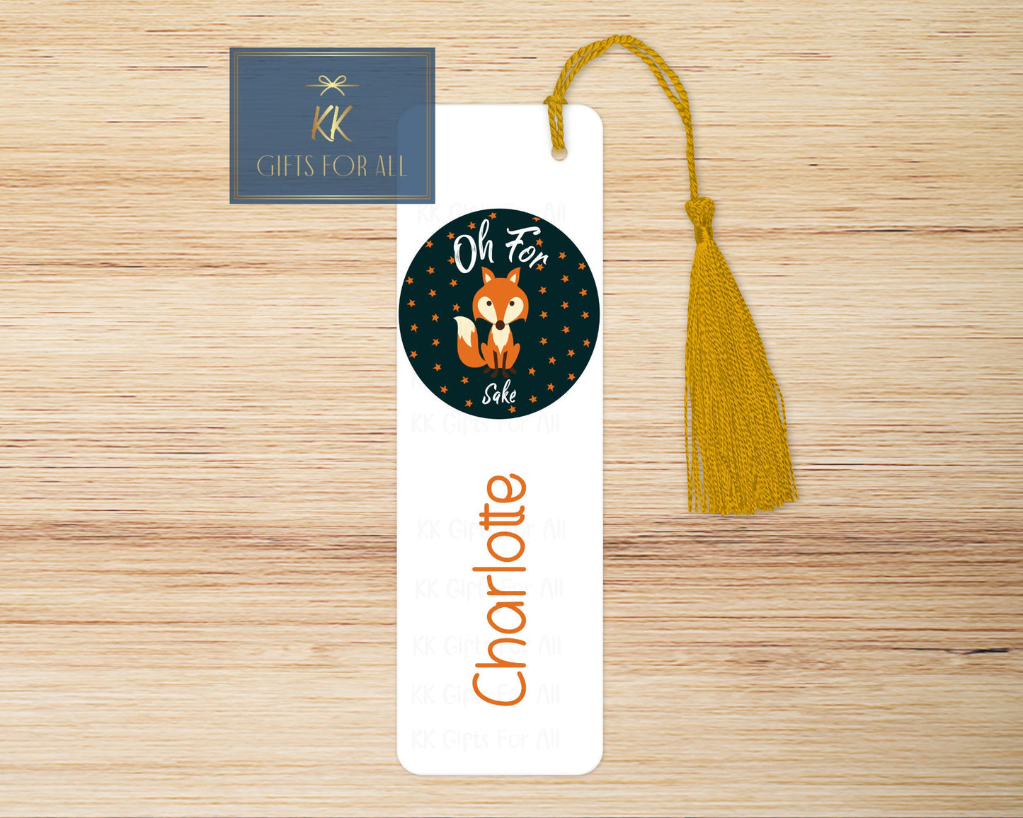 Funny Fox Bookmark, Personalised Bookmark, Subtle Rude Gift, Adult Book Mark, Letterbox Gifts For Her, Reading Book Marker, Large Metal Mark