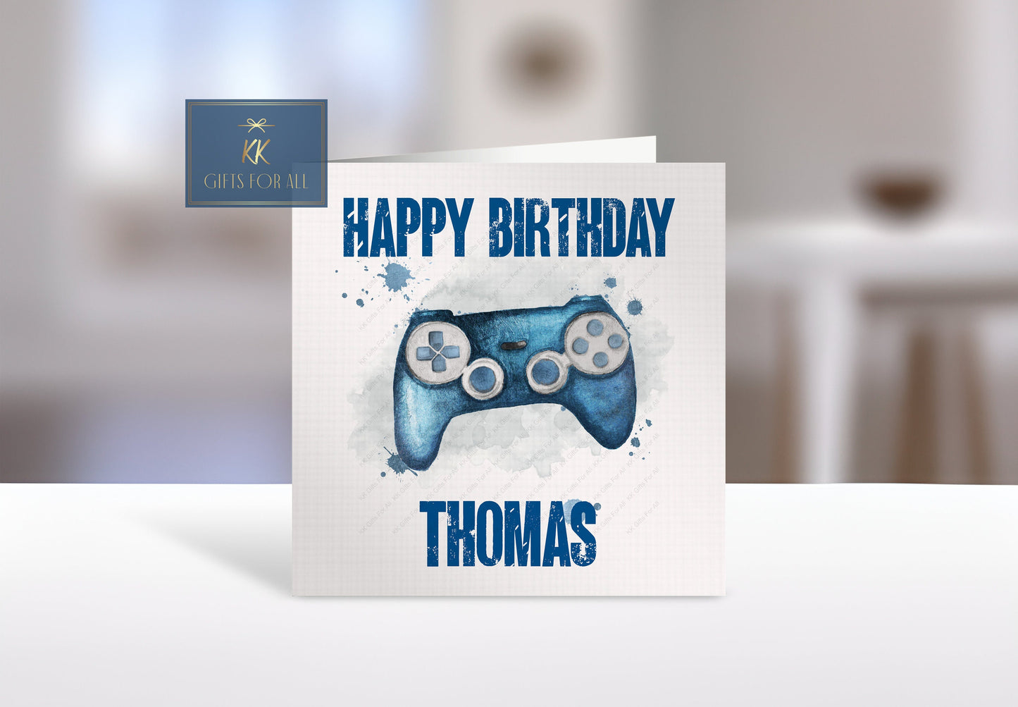 Personalised Gaming Card, Birthday Card For Gamer, Greetings Card For Birthday Boy Girl, Gaming Controller Birthday Card