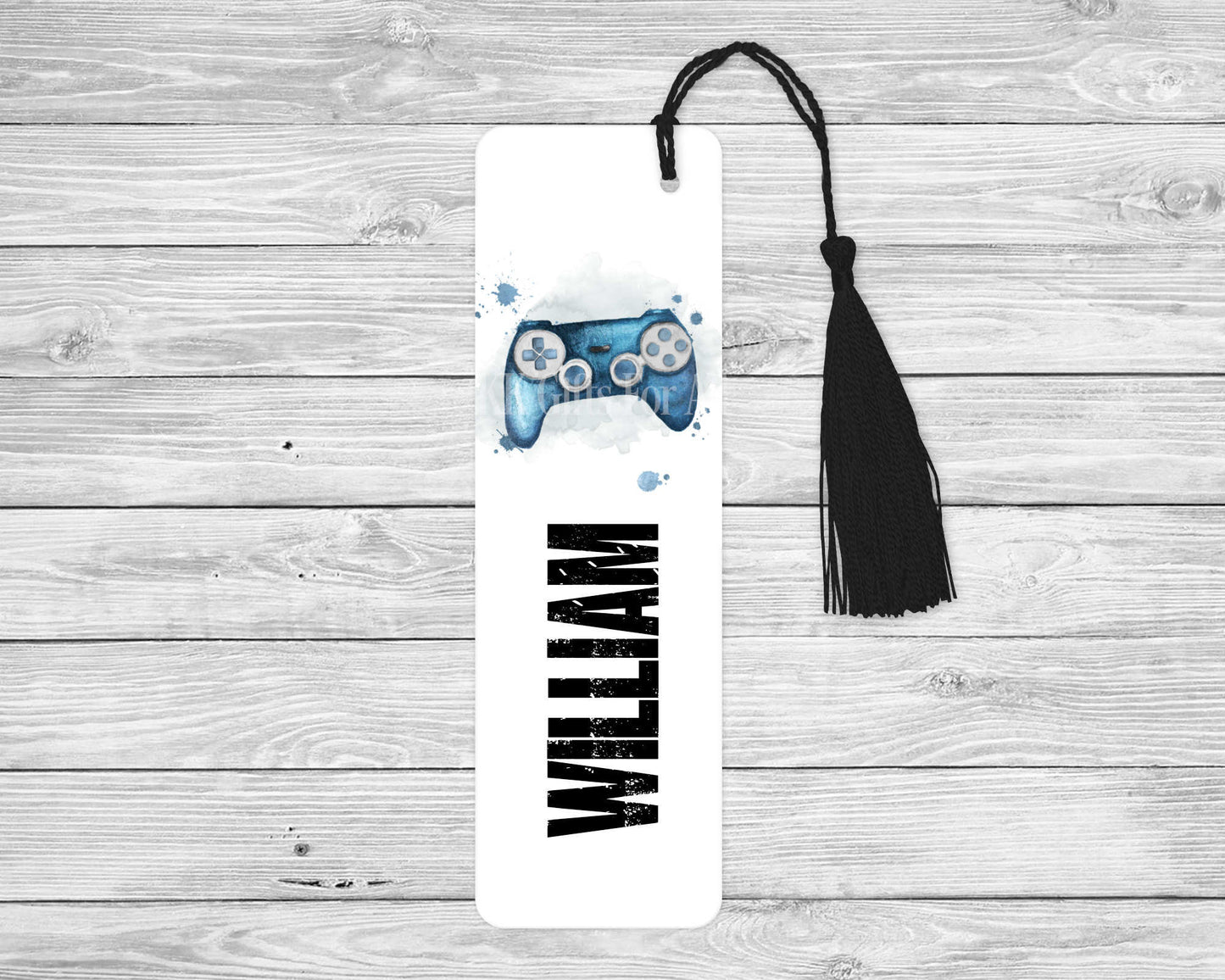Personalised Gaming Bookmark For Young Boys Letterbox Gifts Reading Lover Gift