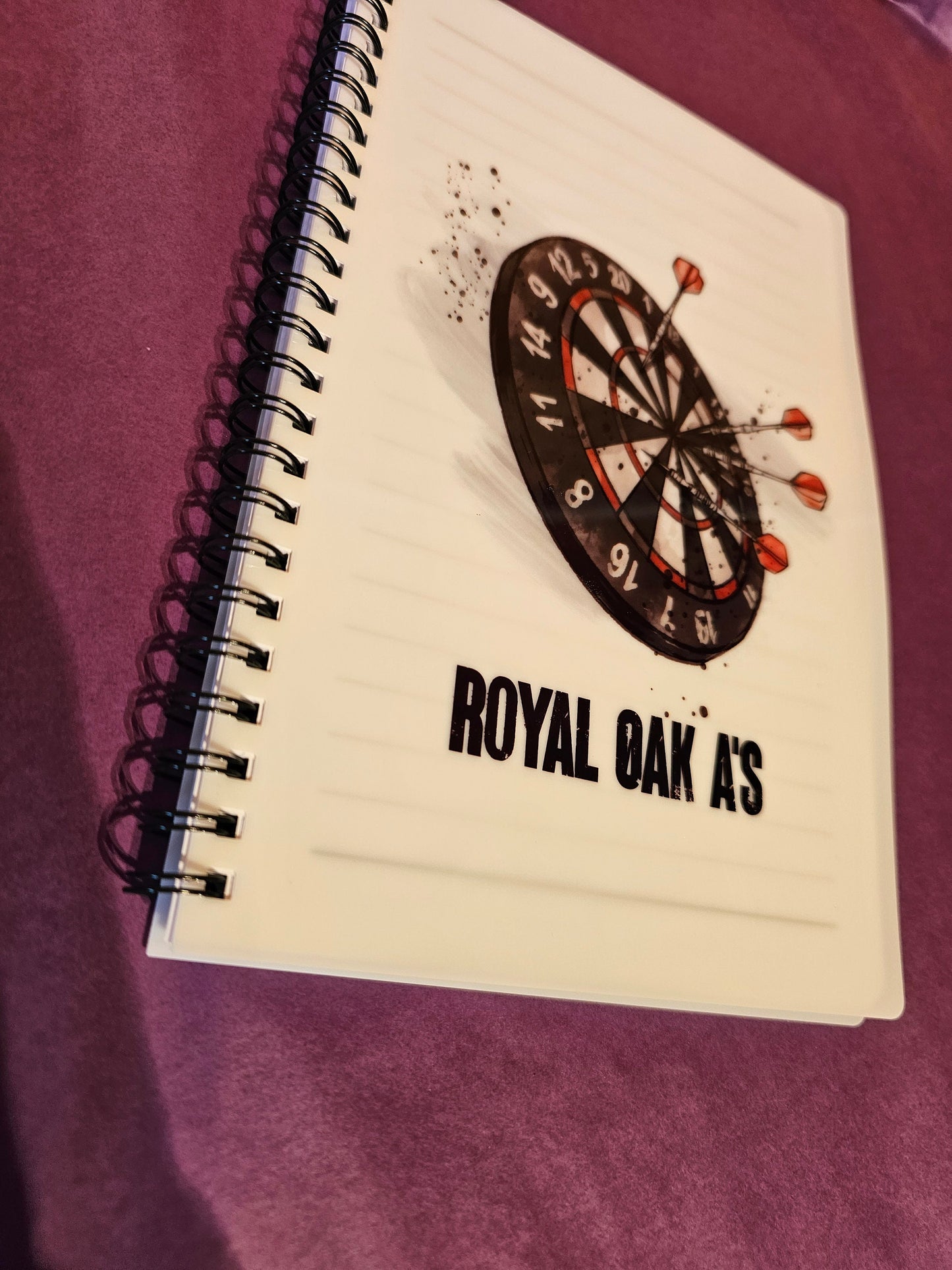 Personalised Dart's Notebook, Dart's Lover Gift, Father's Day Gift
