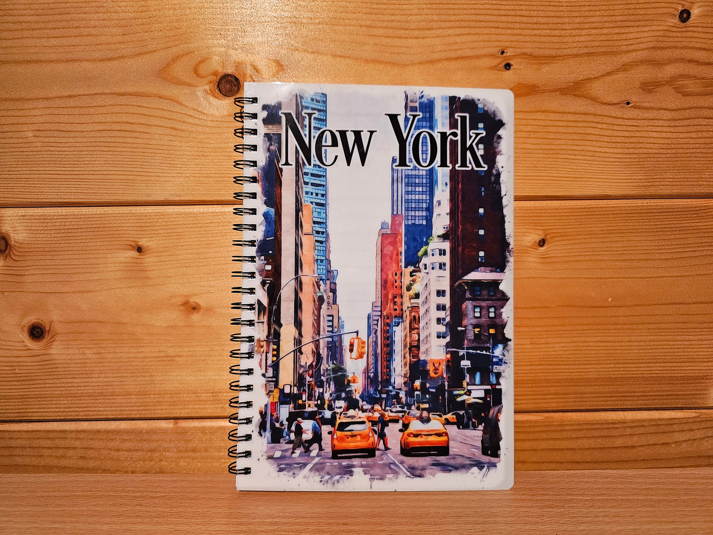 New York Travel Notebook, A5 Lined Tavel Plans Notepad