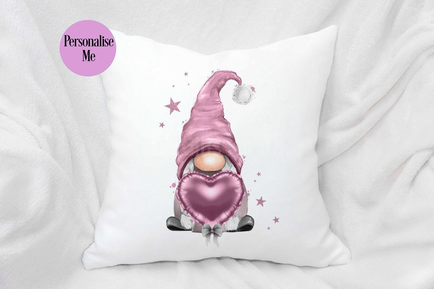 Personalised Gonk Cushion, Gonk Lover Gift, Gnome Home Decor Pillow, Gift For Teen Bedroom, Mothers Day Gift