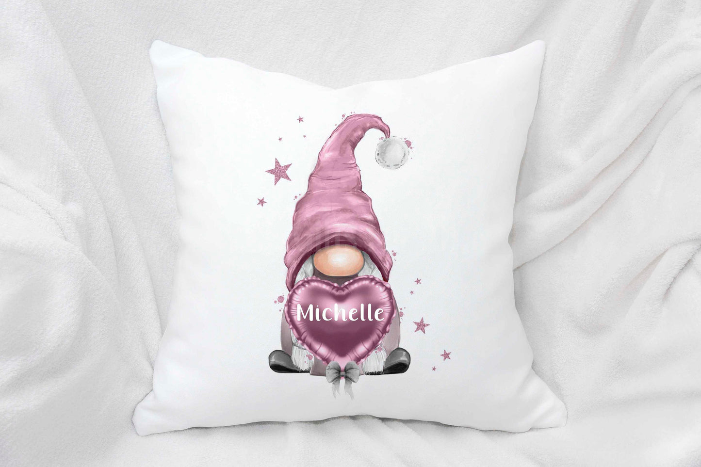 Personalised Gonk Cushion, Gonk Lover Gift, Gnome Home Decor Pillow, Gift For Teen Bedroom, Mothers Day Gift