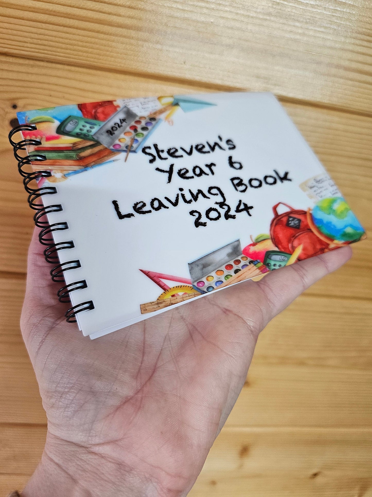 Personalised Year 6 Leavers Book School Leavers A6 Notebook For School Leavers