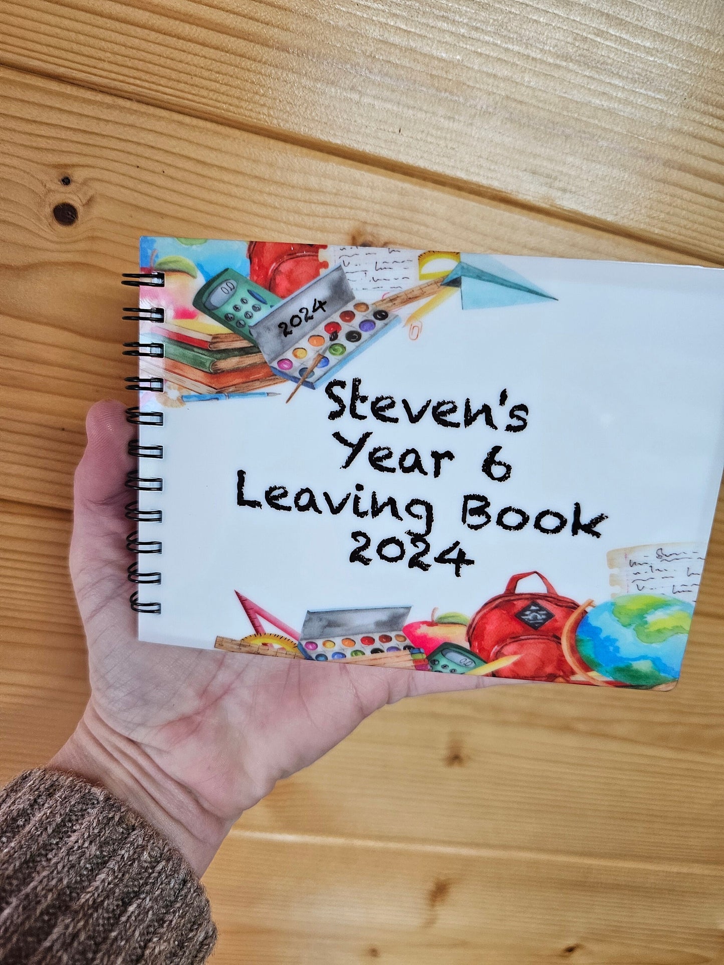 Personalised Year 6 Leavers Book School Leavers A6 Notebook For School Leavers