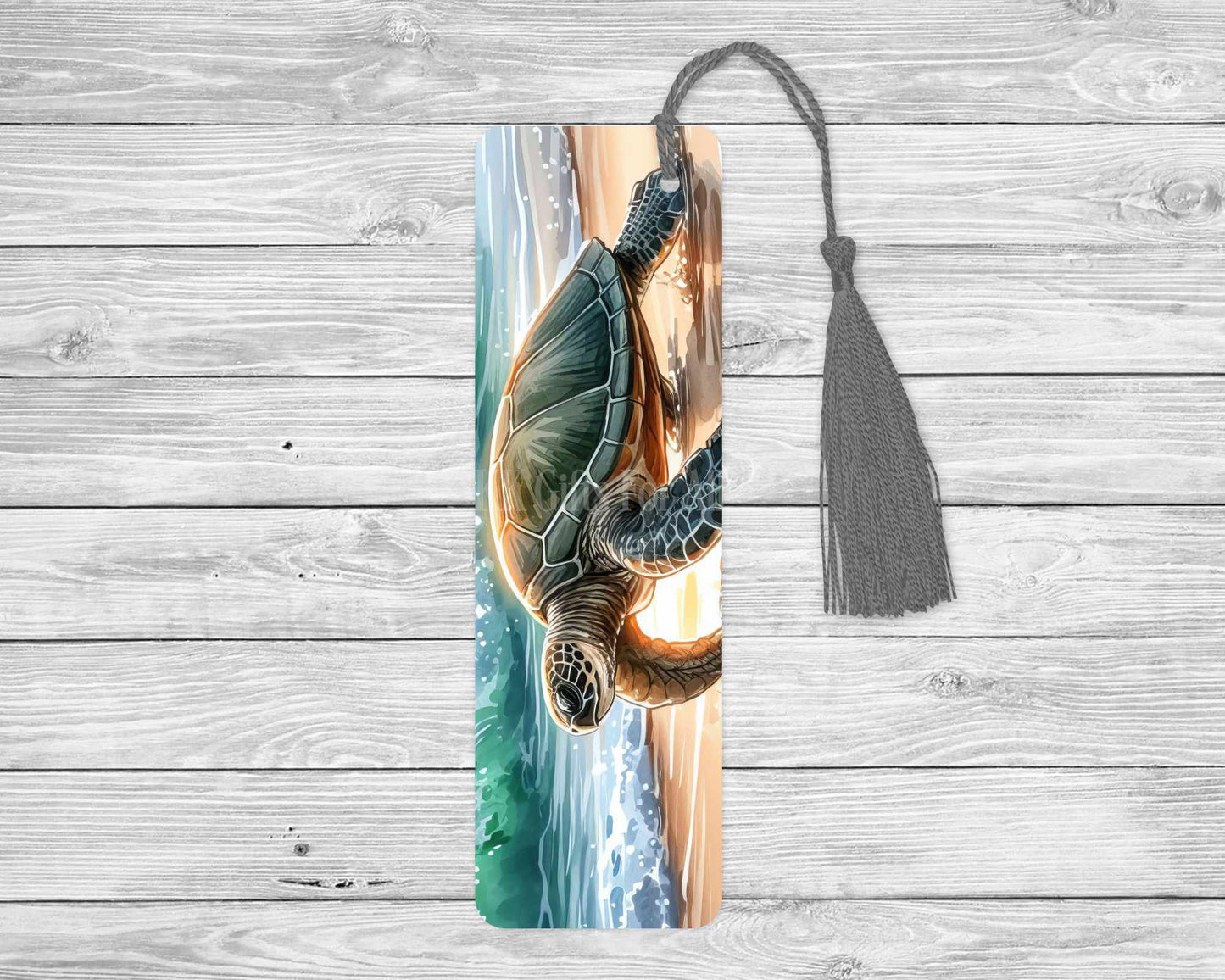 Turtle Bookmark, Personalised Bookmark, Sea Turtle Gifts