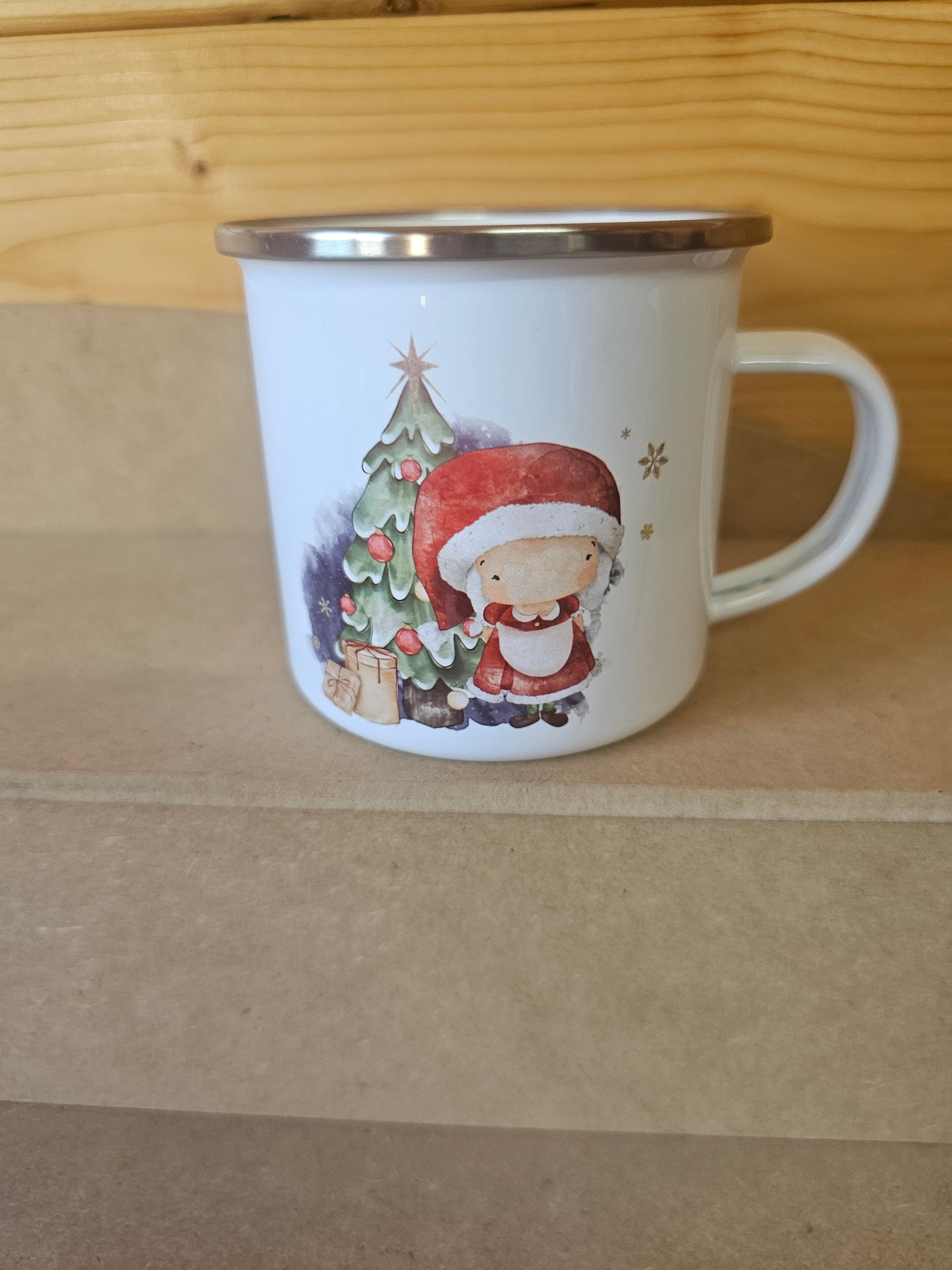 Christmas Enamel Mug