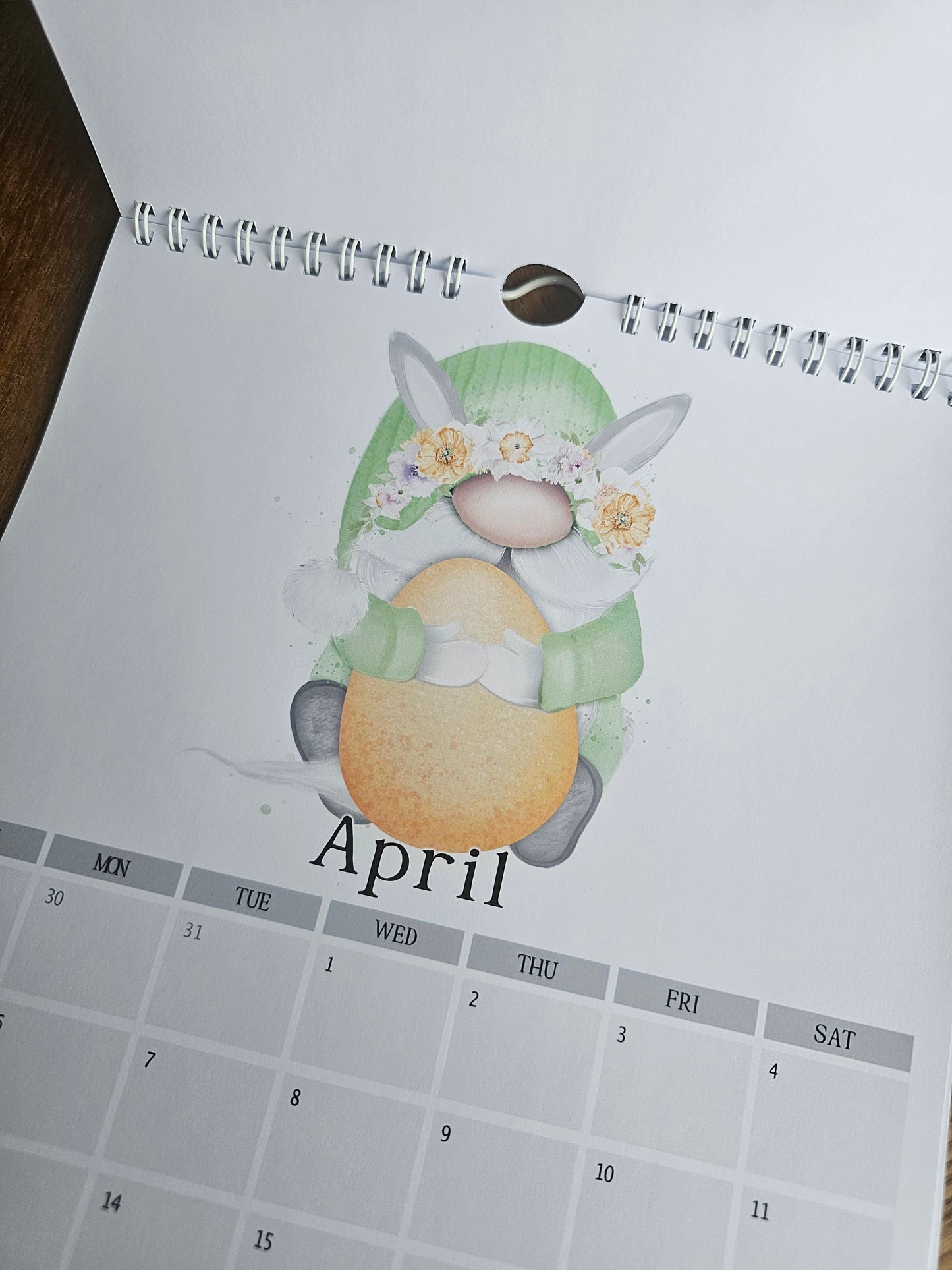2026 Gonk Wall Calendar – Cute Gnome Monthly Planner