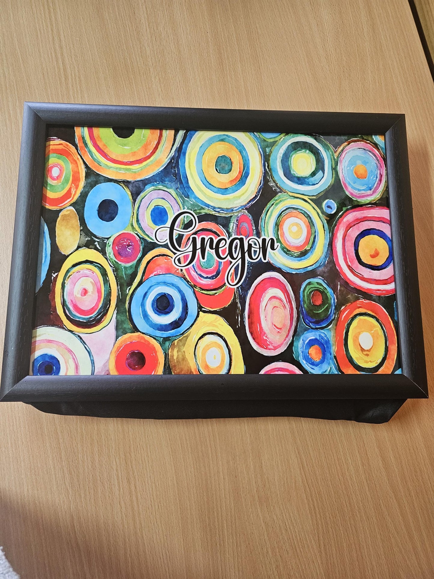 Personalised Lap Tray, Colourful Lap Tray, Gift For Grandparents, Children's Lap Tray