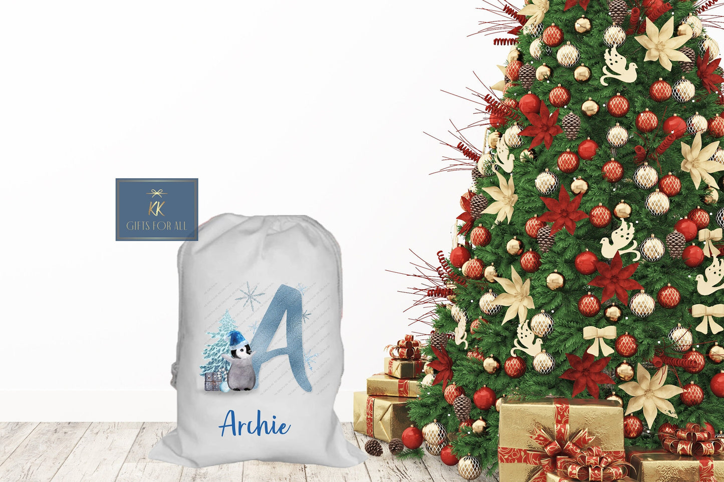 Christmas Santa Sack Personalised Father Christmas Bag