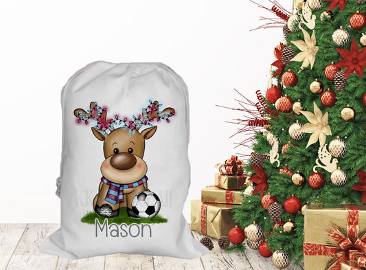 Personalised Father Christmas Santa Sack, Large Christmas Sack, Christmas Present Bag