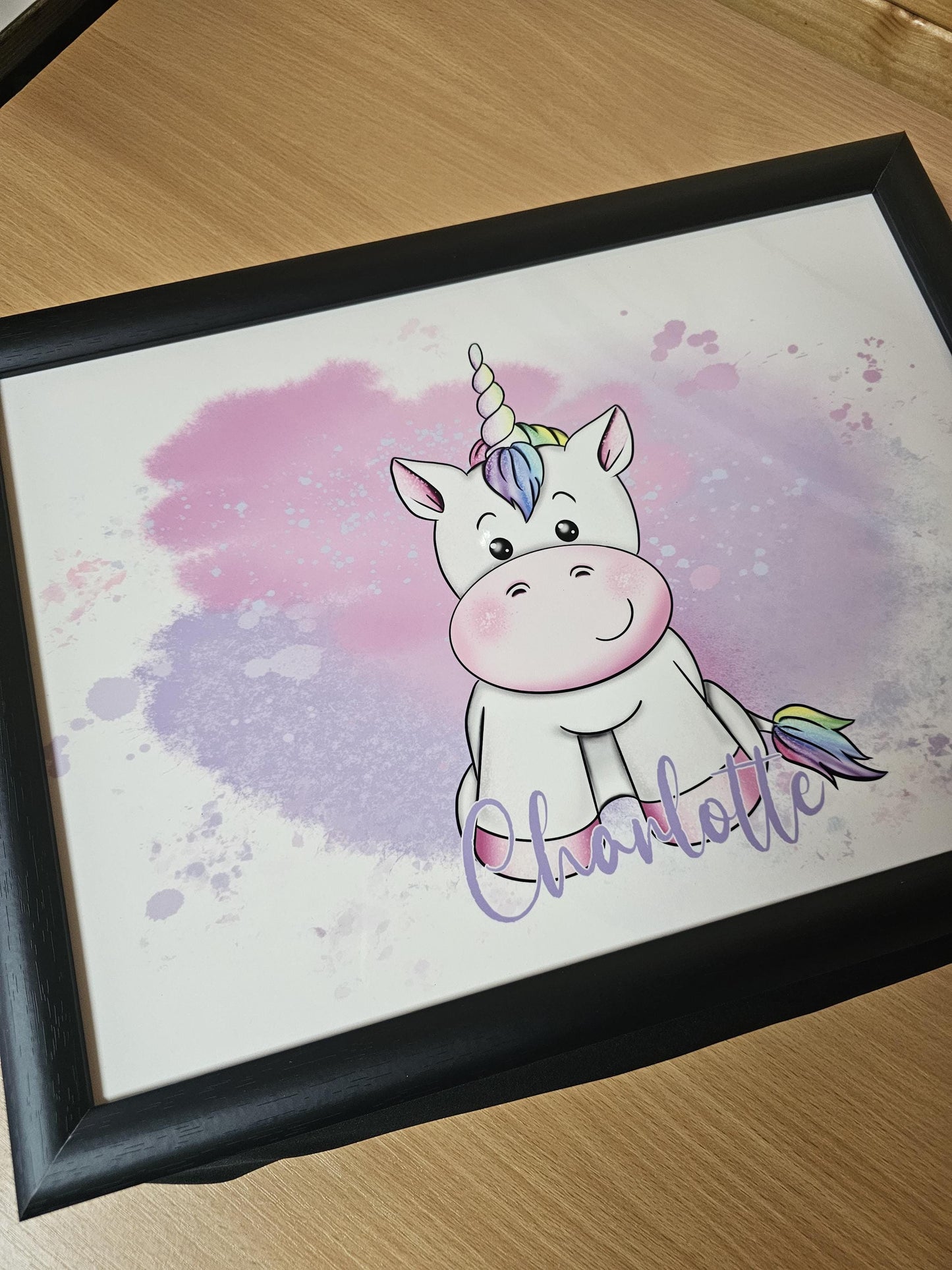 Unicorn Lap Tray, Personalsied Gift For Children, Girls Lap Tray, Unicorn Lover Gifts