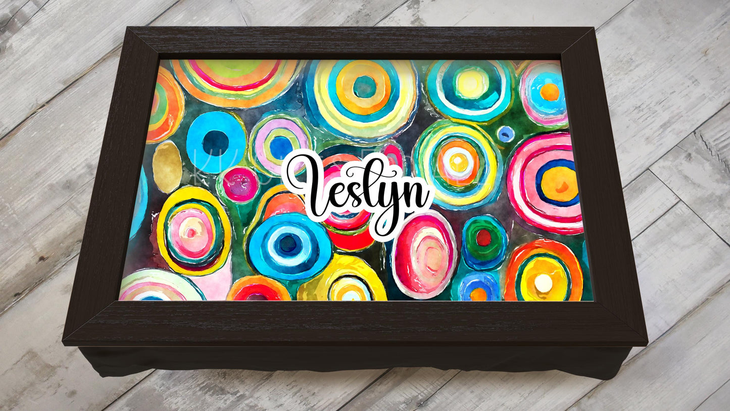 Personalised Lap Tray, Colourful Lap Tray, Gift For Grandparents, Children's Lap Tray