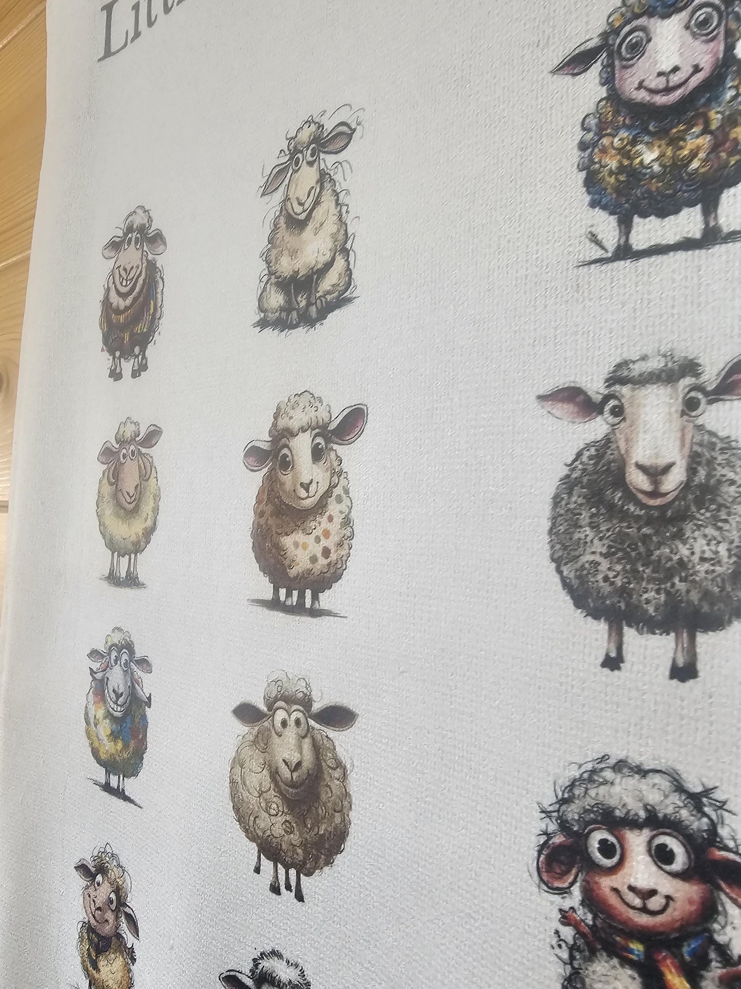 Funny Sheep Tea Towel, Farm House Kitchen Towel, Quirky Sheep Lover Gift