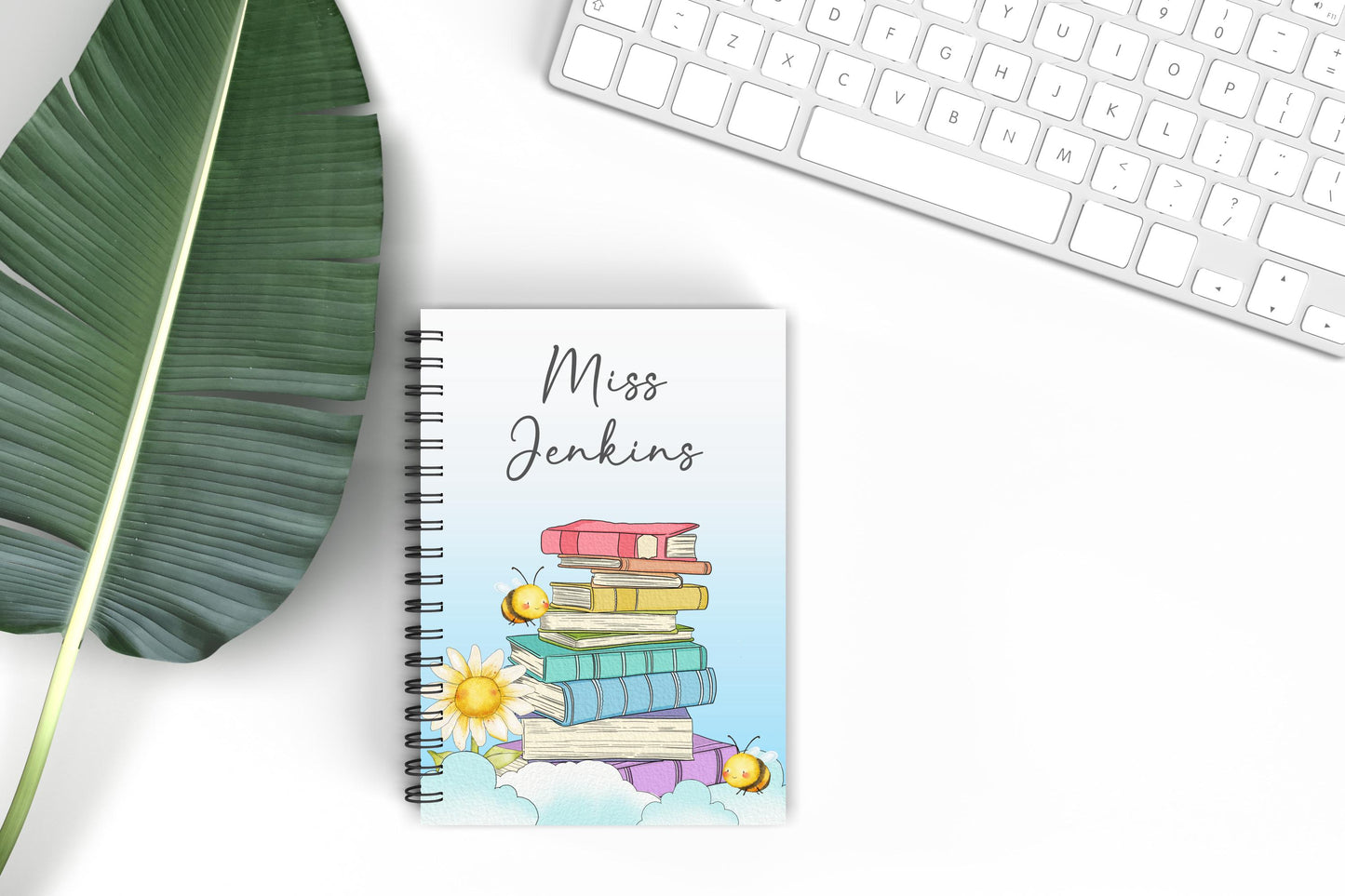 Teacher School Notebook, Personalised A5 Notepad For Teaching Assistant, School Notes