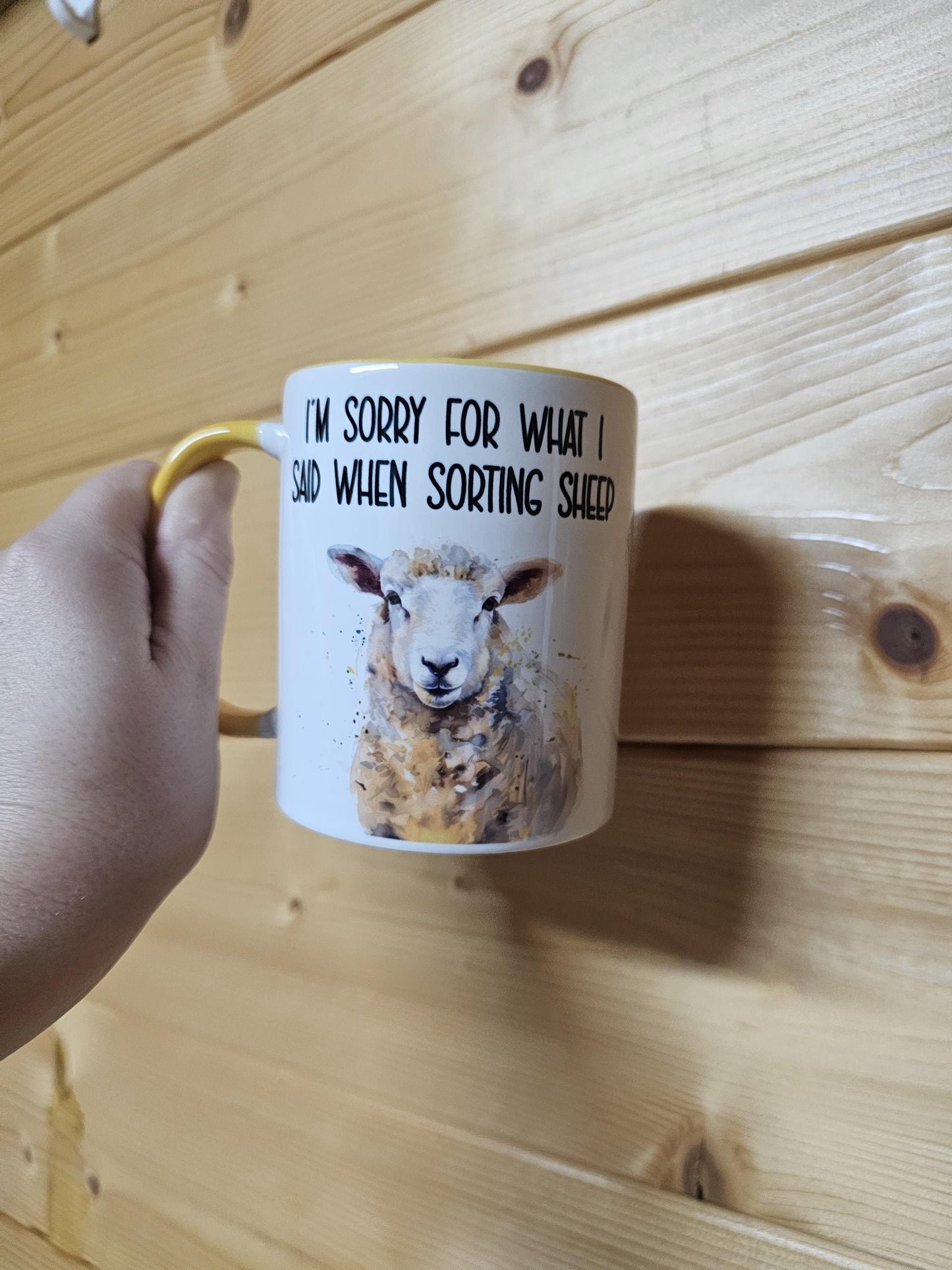 Funny Sheep Sorting Mug, Sorry For What I Said When Sorting Sheep, Gift For Shepherd Shepherdess