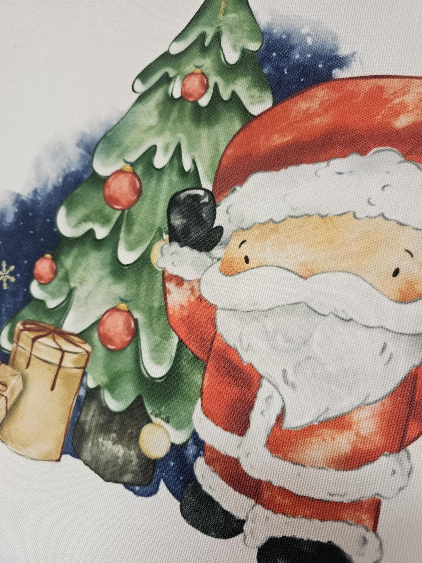 Personalised Christmas Santa Sack Father Christmas Bag, Drawstring Present Sack