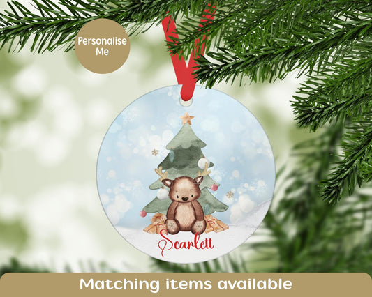 Personalised Christmas Decoration, Holiday Decoration, Christmas Tree Decor, Family Keepsake, Tree Decoration For Kids