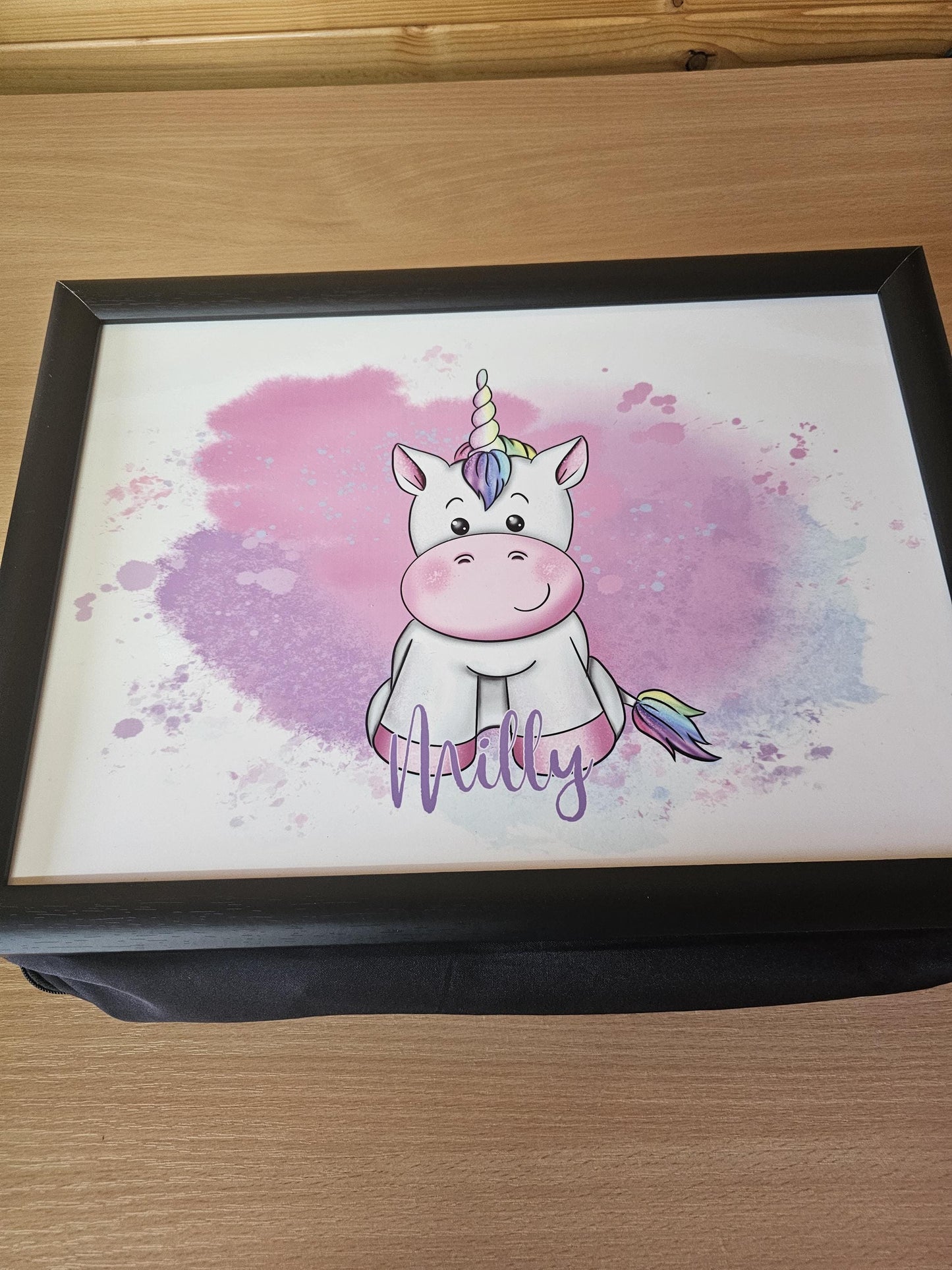 Unicorn Lap Tray, Personalsied Gift For Children, Girls Lap Tray, Unicorn Lover Gifts