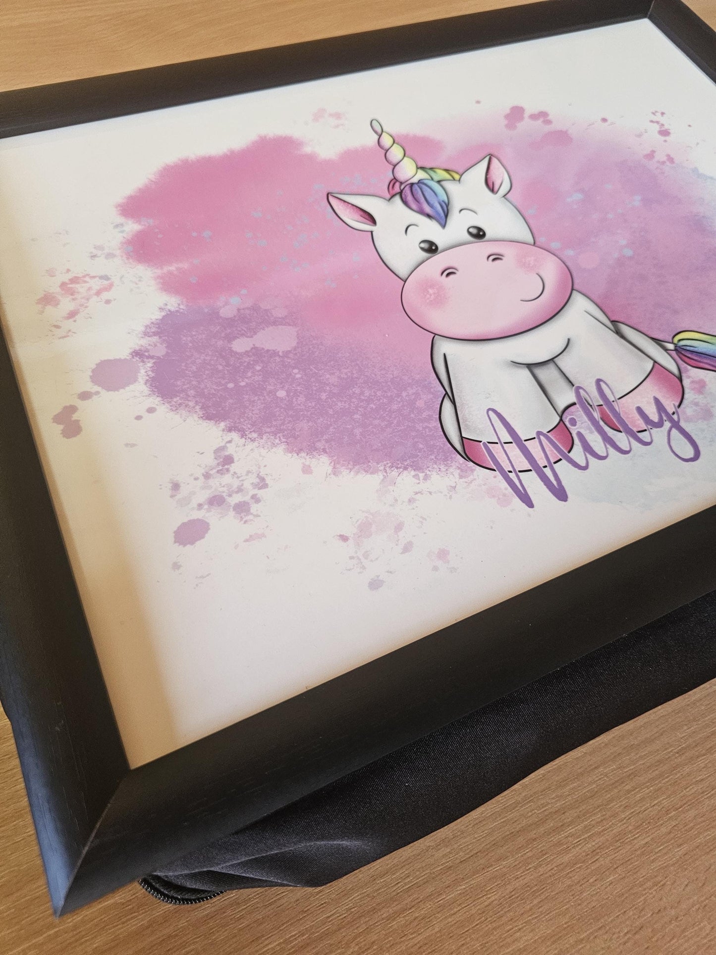 Unicorn Lap Tray, Personalsied Gift For Children, Girls Lap Tray, Unicorn Lover Gifts