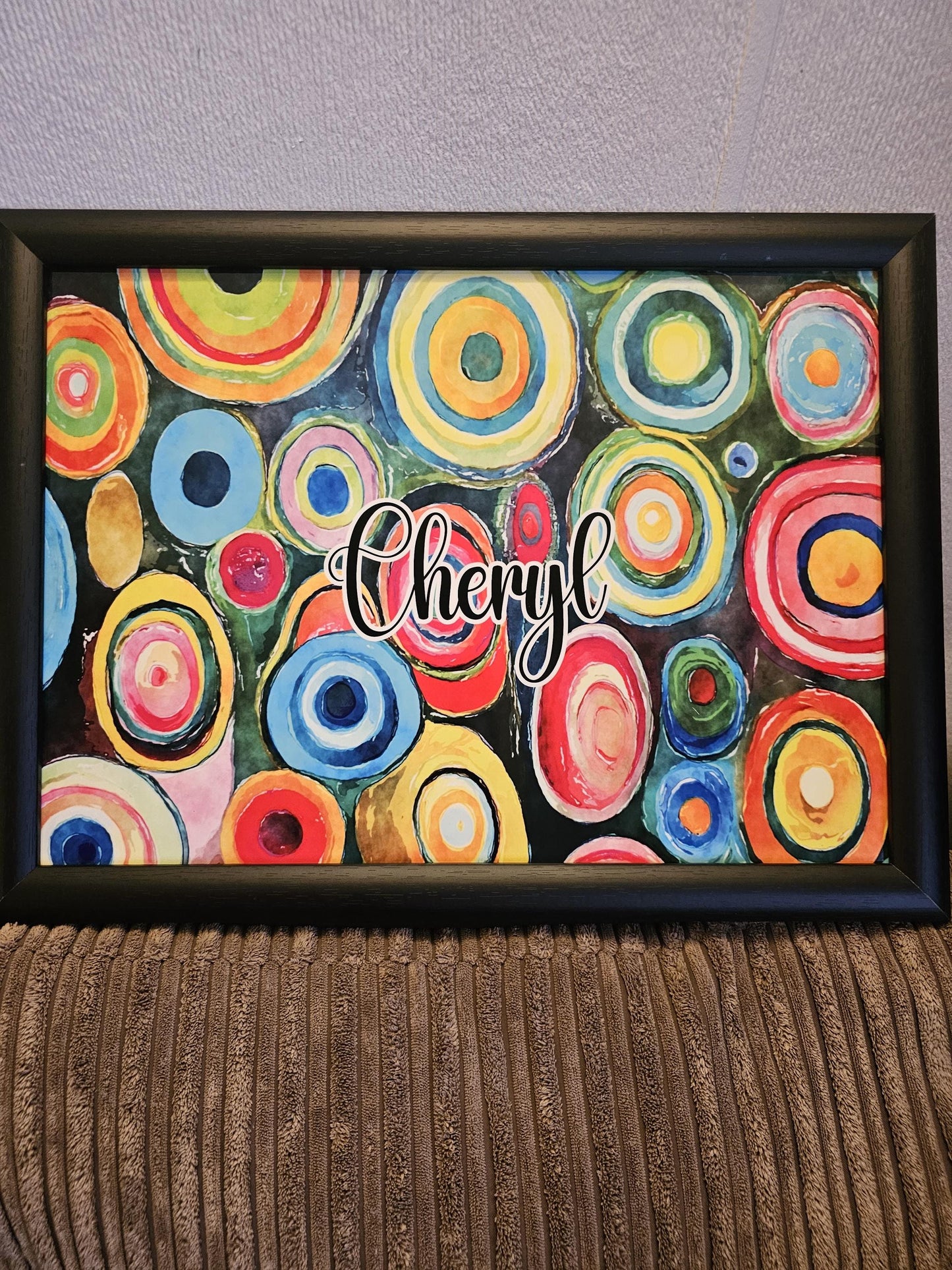 Personalised Lap Tray, Colourful Lap Tray, Gift For Grandparents, Children's Lap Tray