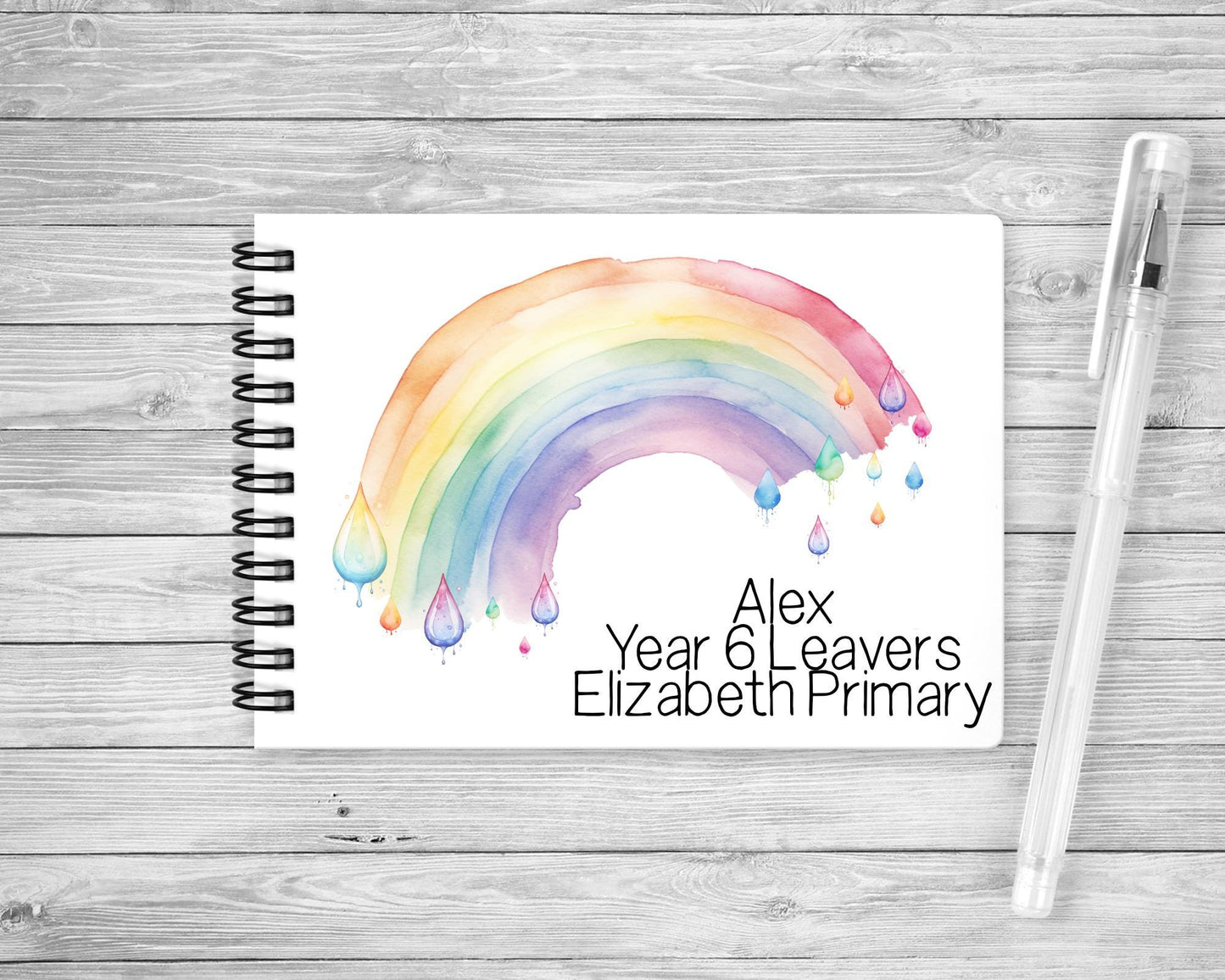 School Leavers Book, Personalised Leavers A6 Notebook For Year 6/11 Leavers, Class Of 2025 Keepsake