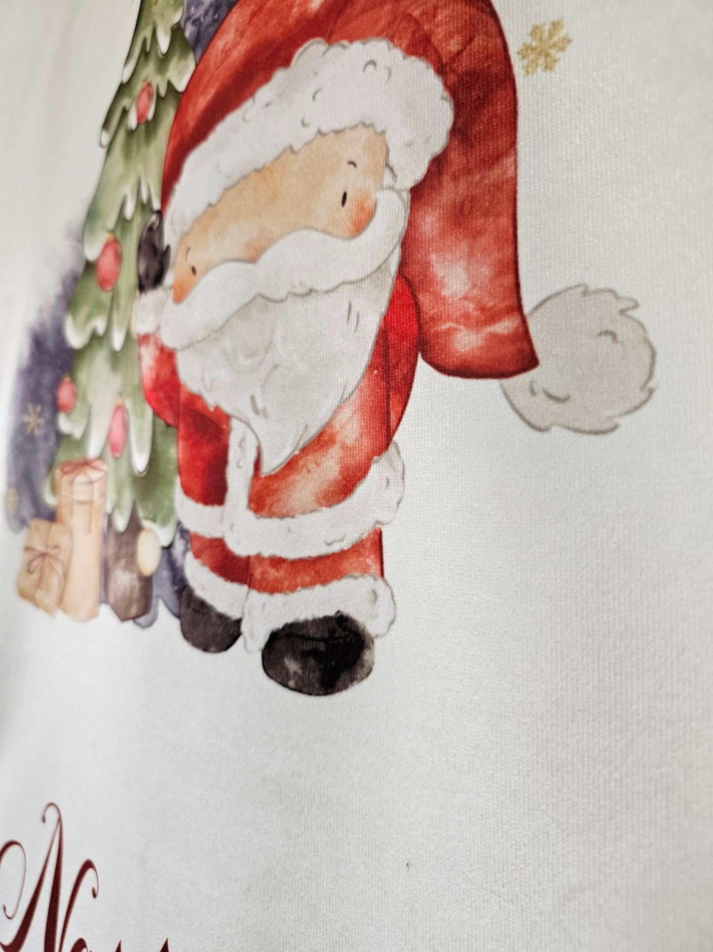 Personalised Christmas Santa Sack Father Christmas Bag, Drawstring Present Sack