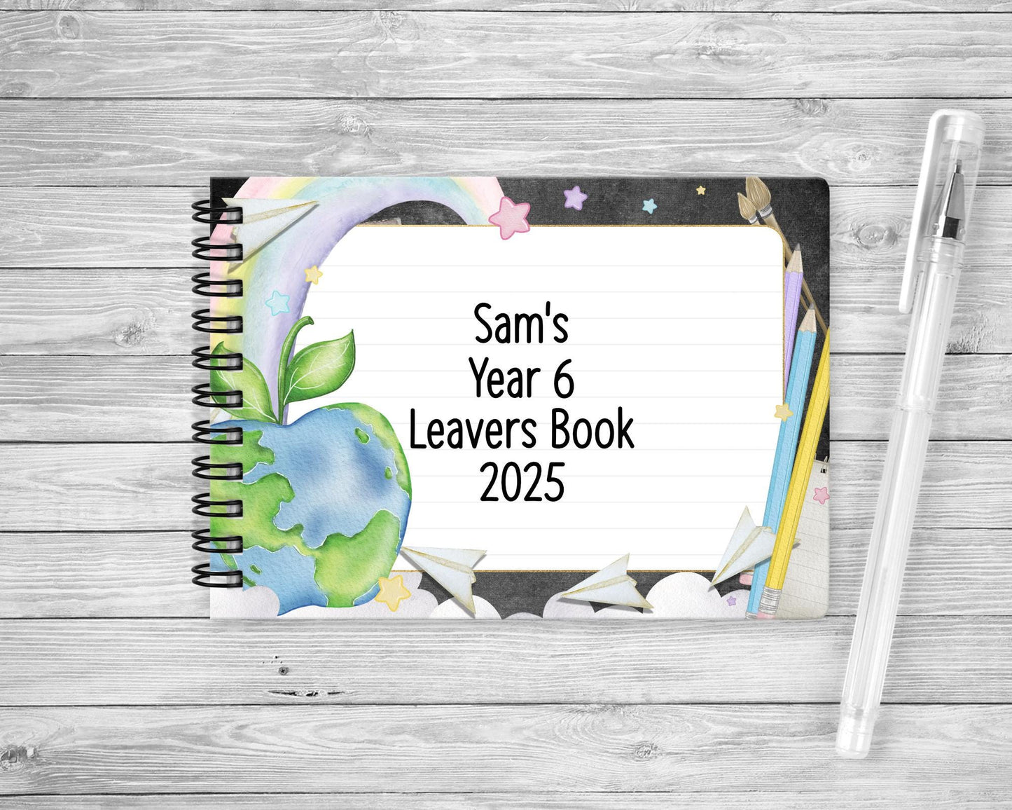 School Leavers Book, Personalised Leavers A6 Notebook For Year 6/11 Leavers, Class Of 2025 Keepsake
