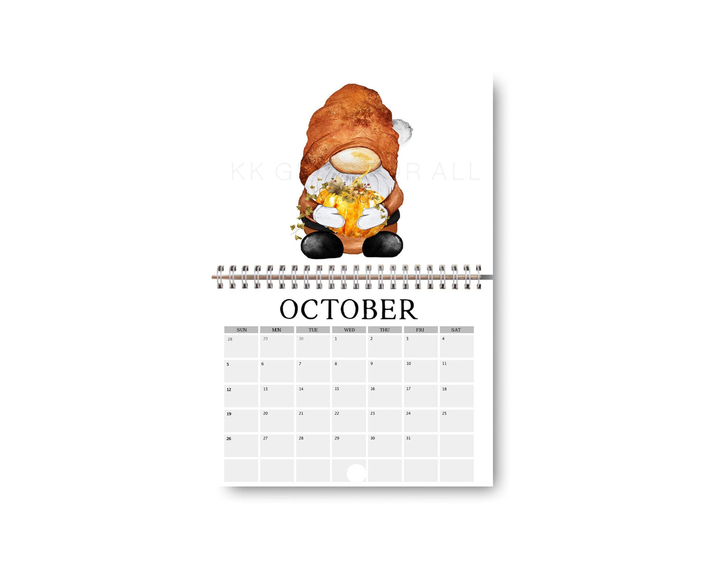 2025 Gonk Calendar, Gonk Gnome 2025 Calendar, Cute Gonk Wall Calendar, Christmas Gifts Gonk Lovers